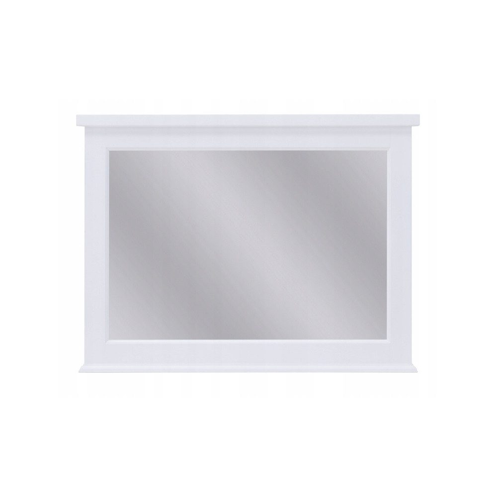 Feldmann-Wohnen Garderobenspiegel Galineo (1x Spiegel, Mitteldichte Faserplatte (MDF), 22mm stark / Glas, 3mm stark, 1-St., Ein praktischer Spiegel im Landhaus-Stil), 97,5x4,5x73cm, Farbe weiß, Spiegel. € 206,85