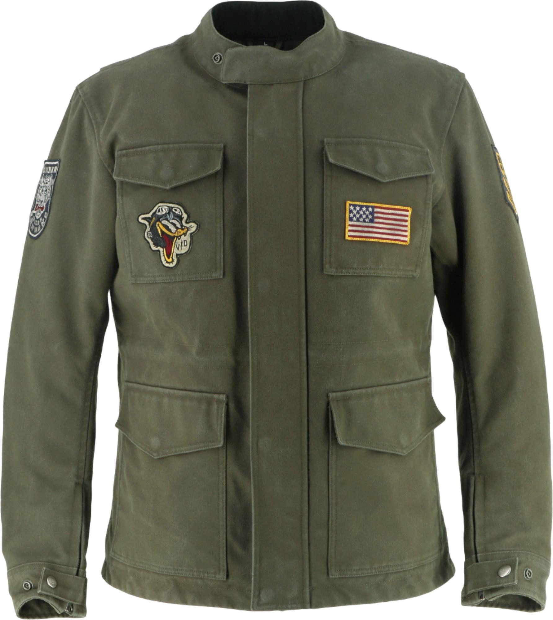 Von Dutch Motorradjacke Von Dutch X Helstons Warrior Motorrad Textiljacke Rückenprotektor enthalten,Ellenbogenprotektoren enthalten,Schulte
