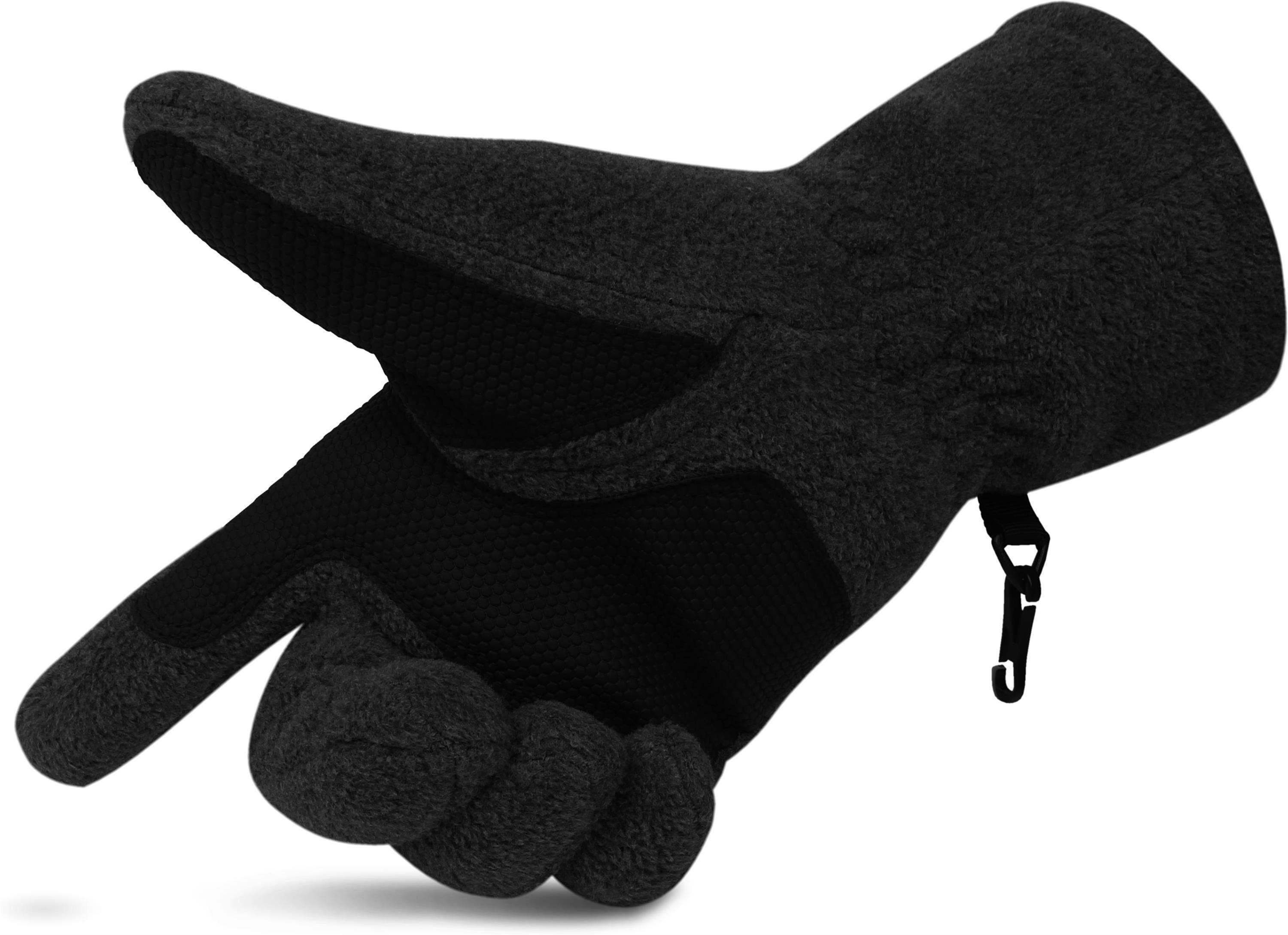 Fleece Übergangshandschuhe mit Handschuhe Fleecefütterung Winterhandschuhe Handschuhe für Thermohandschuhe Damen Schwarz normani Herren Outdoor Skihandschuhe und Nuuk