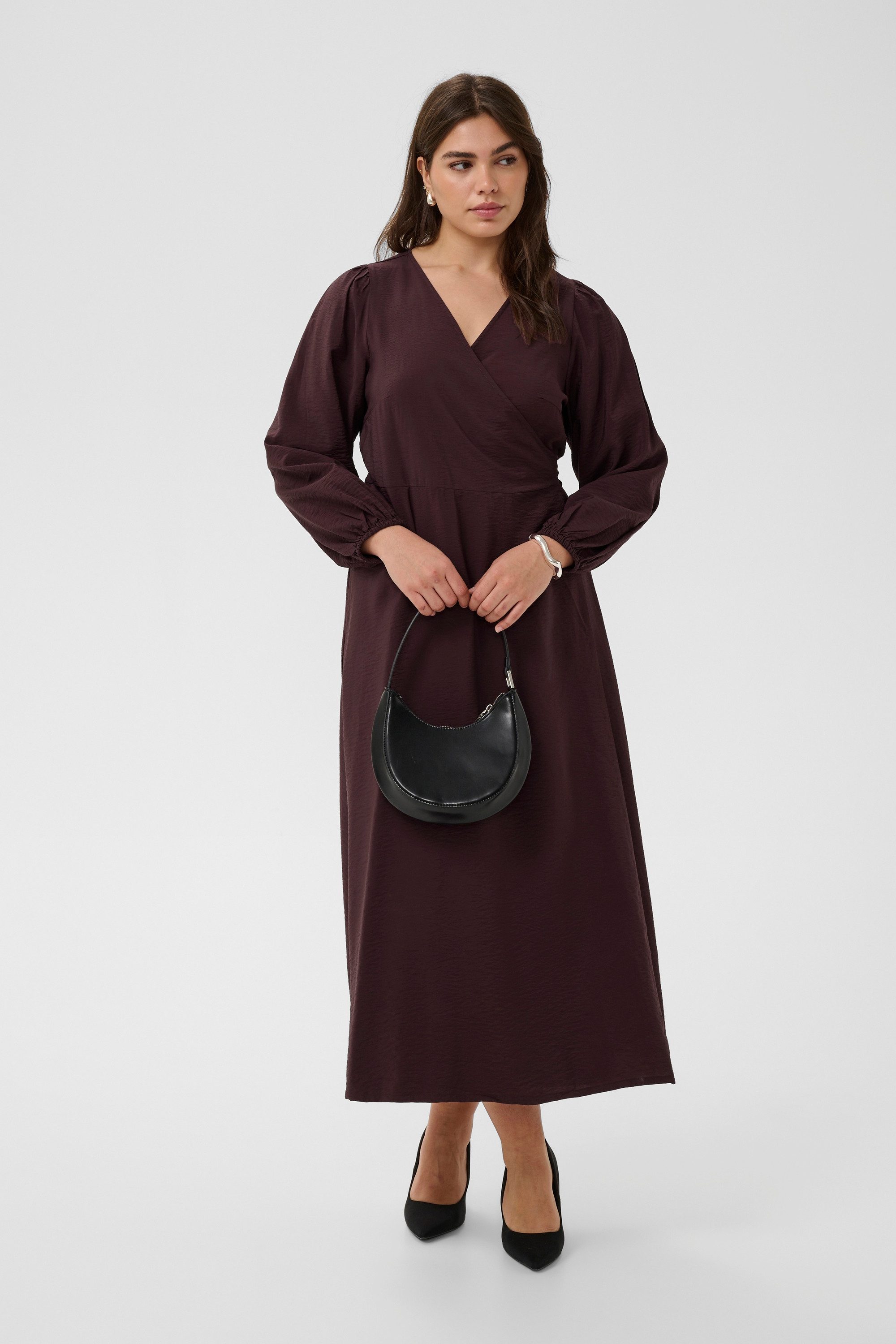 KAFFE Curve Blusenkleid Kleid KCruby Große Größen