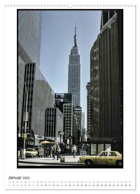CALVENDO Wandkalender NEW YORK CITY - Vintage Views (Premium, hochwertiger DIN A2 Wandkalender 2023, Kunstdruck in Hochglanz)