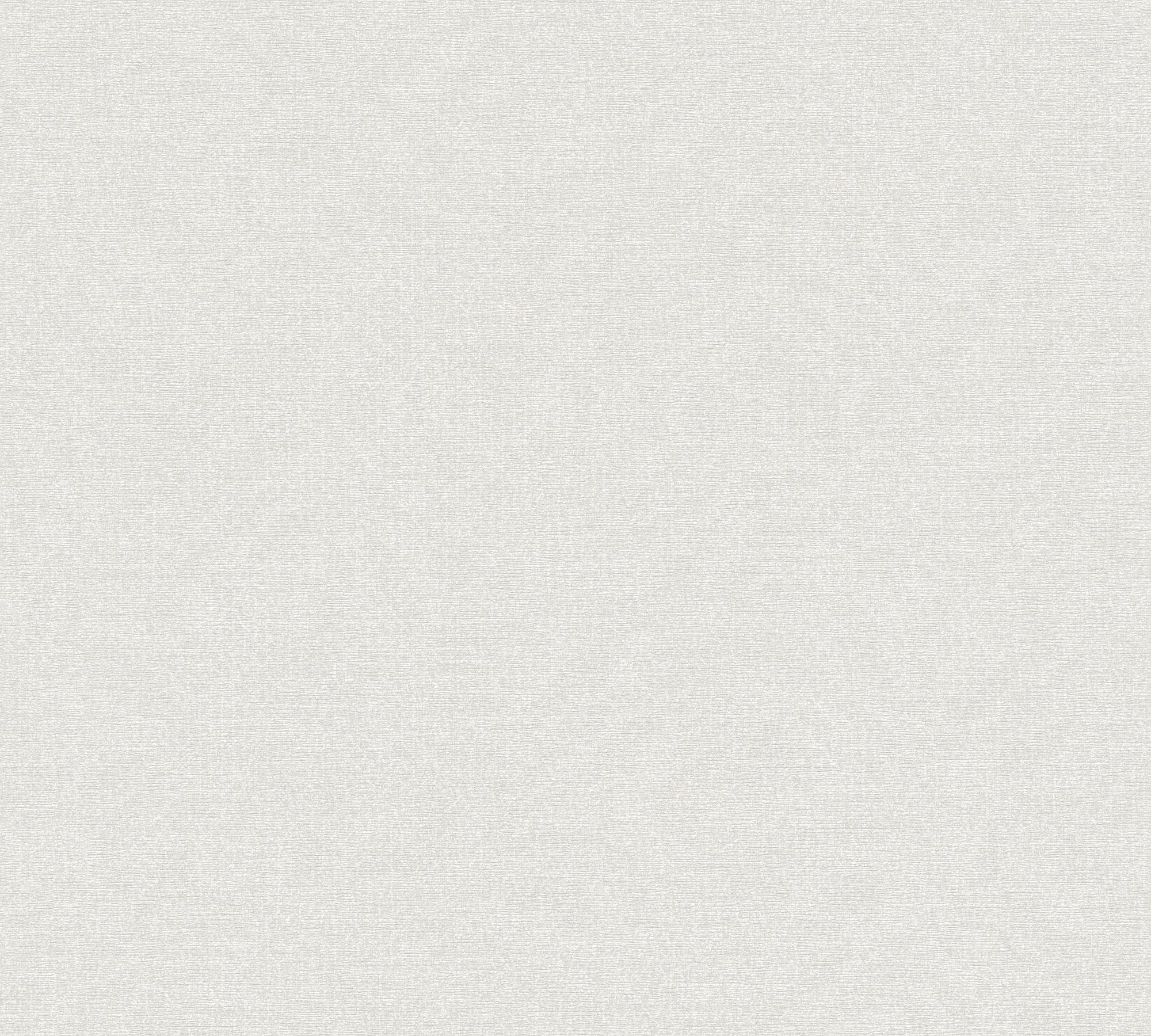 A.S. Création Vliestapete Natural Living Textiloptik, leicht glänzend, Grau,Weiß leicht Wand Tapete (1 Vlies, St), strukturiert, Uni