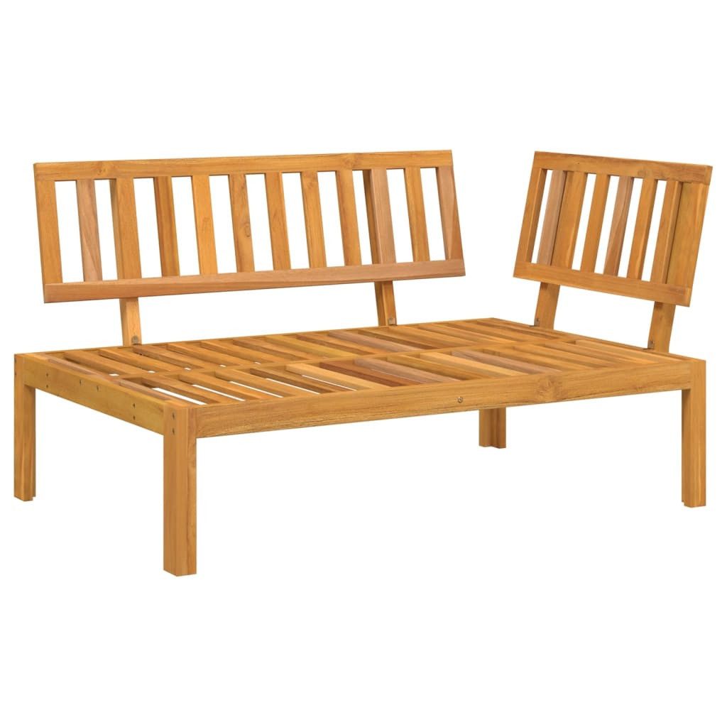 vidaXL Loungesofa Garten-Ecksofa aus Paletten Massivholz, günstig online kaufen