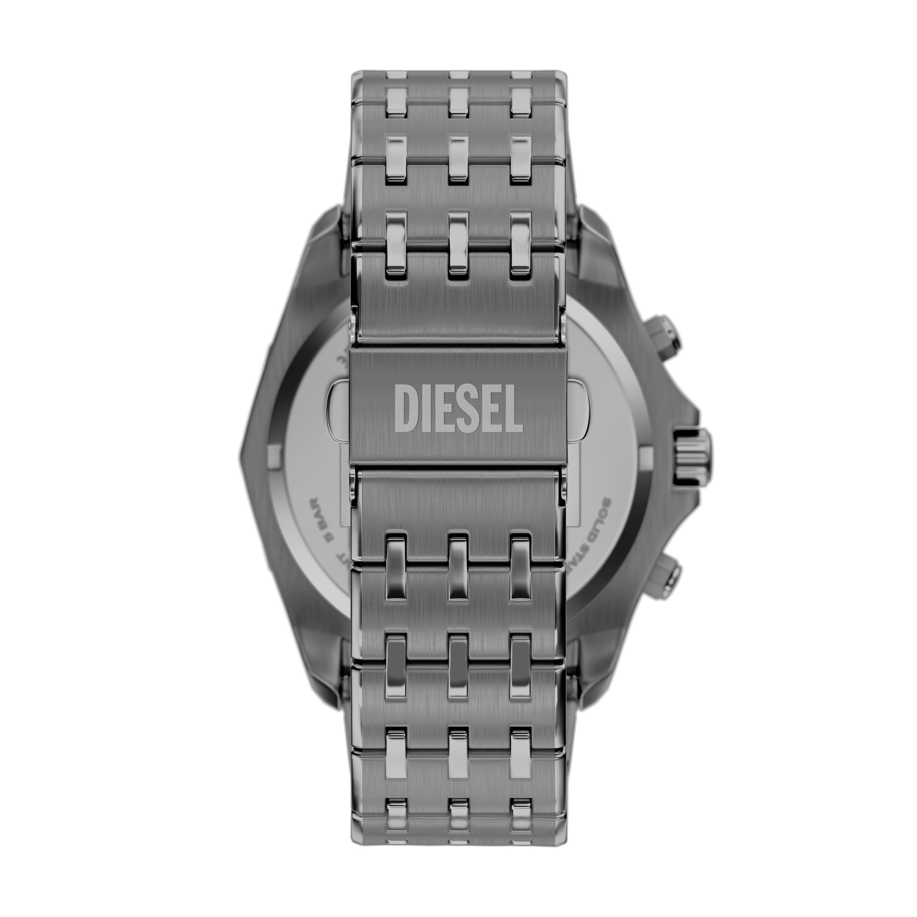 Diesel Chronograph STINGER DZ4708, Quarzuhr, Armbanduhr, Herrenuhr, Edelstahlarmband, analog