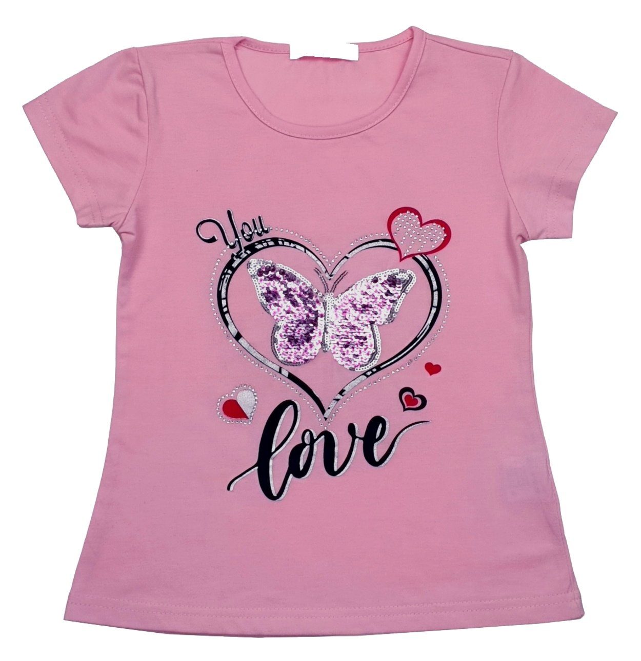 Girls Fashion T-Shirt Mädchen T-Shirt Sommer Shirt MS807