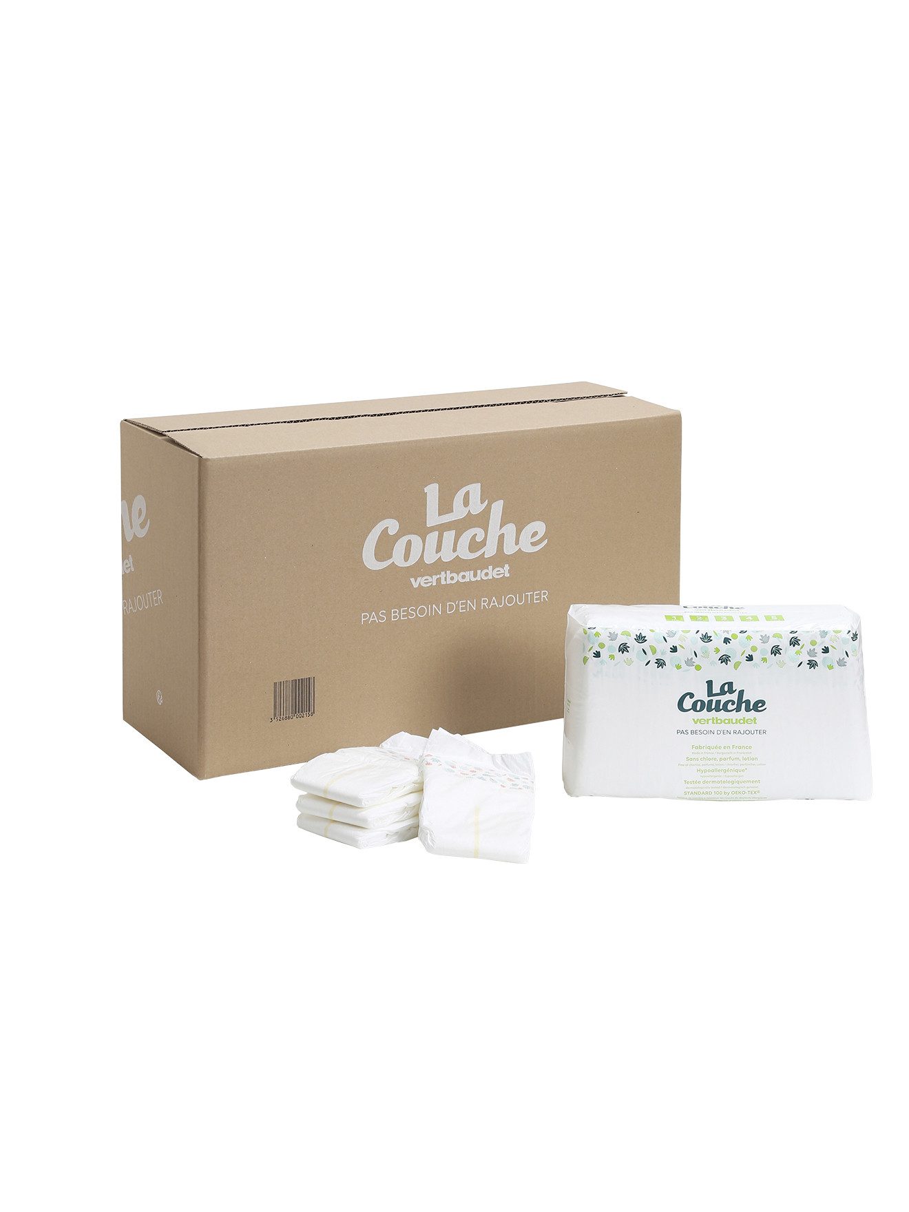 vertbaudet Windeln 1061043001, FSC® MIX, Pack, 150 Windeln