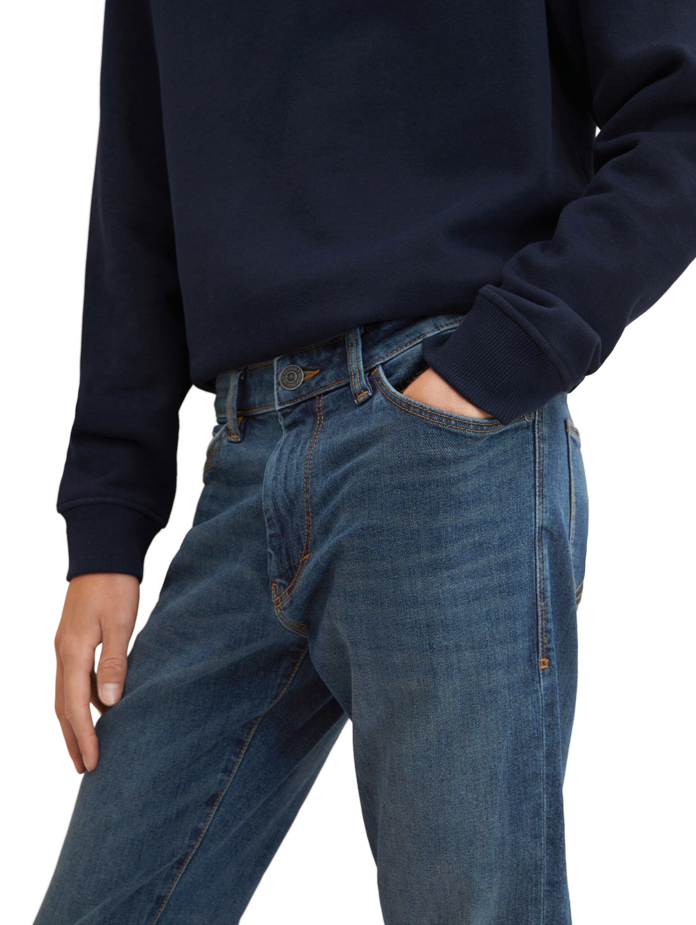 TOM TAILOR 5-Pocket-Jeans Hose Marvin im Five-Pocket-Design Straight Jeans