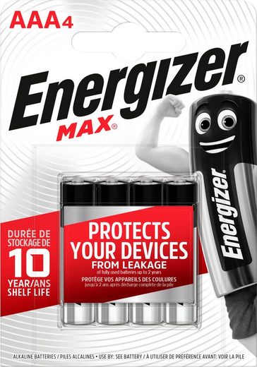 Energizer »Max Micro (AAA) 4 Stück« Batterie