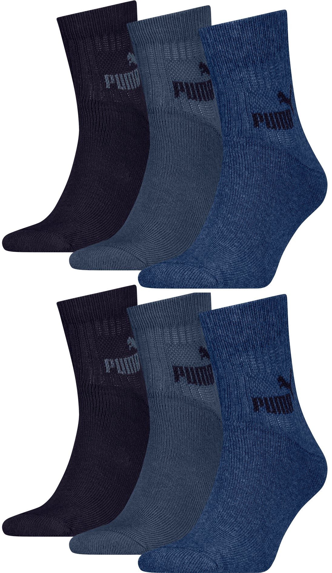 PUMA Спортивні шкарпетки PUMA Short Crew Спортивні шкарпетки Elements Unisex 6 Paar (6-Paar) Mit Logos