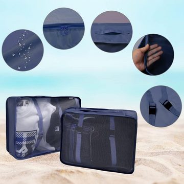 Bedee Kofferorganizer Koffer Organizer Set, Packing Cubes, Wasserdichte Reise Kleidertaschen (Packtaschen für koffer Verpackungswürfel mit Kosmetiktasche, 8-tlg., Kofferorganizer)