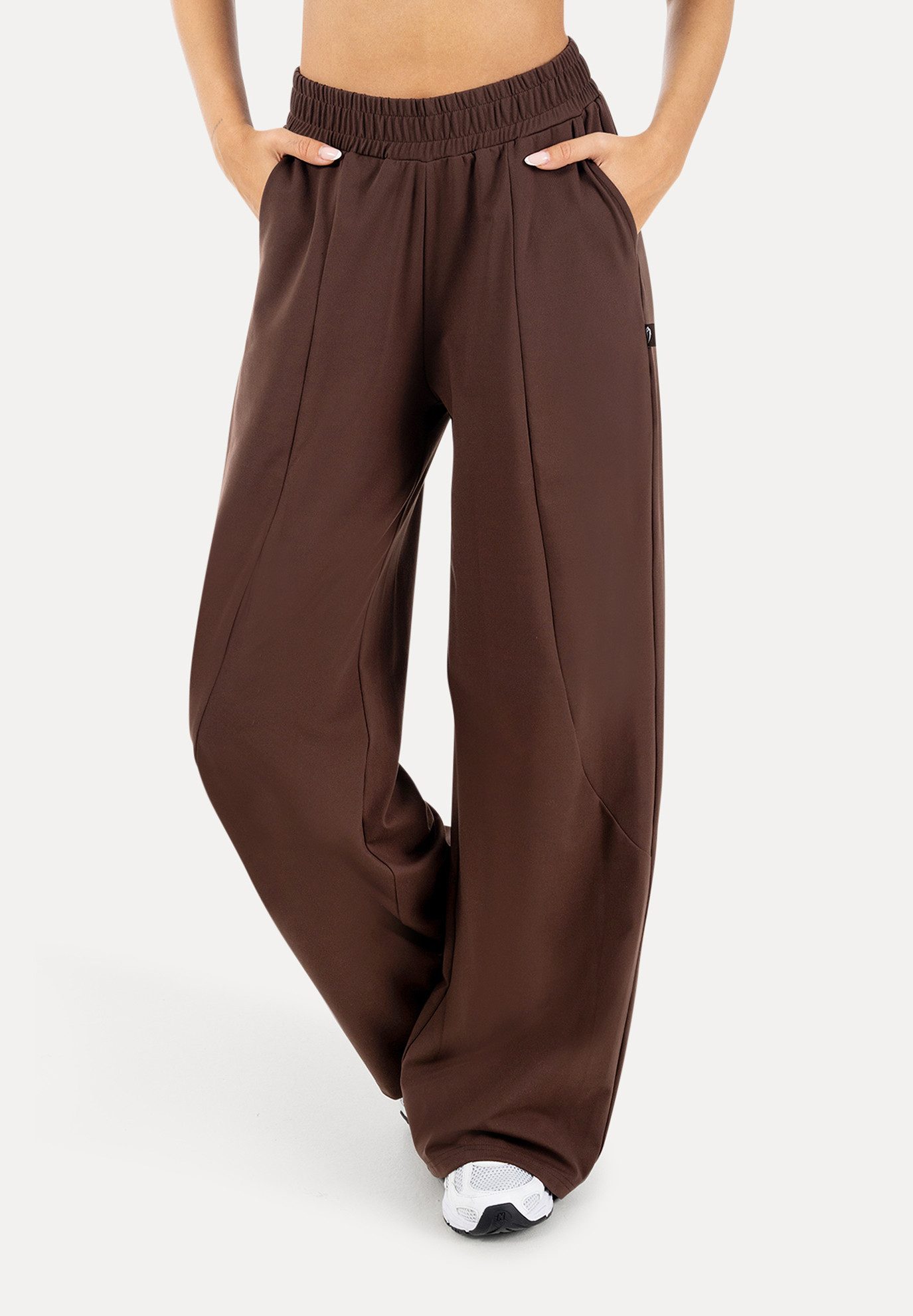 Smilodox Jogginghose Nexa, Wide-Leg Damen, Trainingshose mit High-Waist & Loose Fit, Gym Weites Bein, Weiches Material, Lockerer Sitz, Homewear, Streetwear