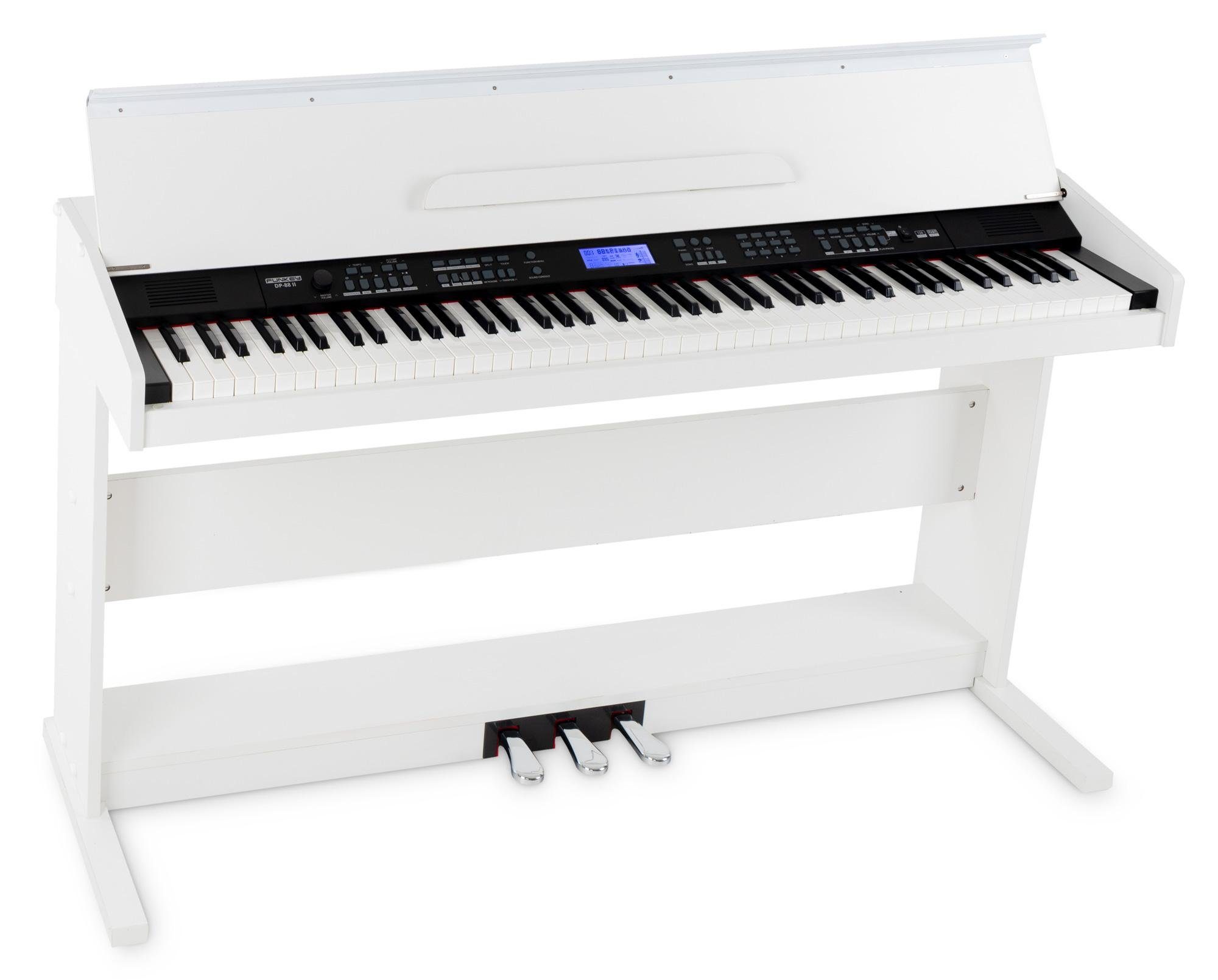 Digitalpiano DP-88 II E-Piano mit 88 anschlagsdynamische Tasten