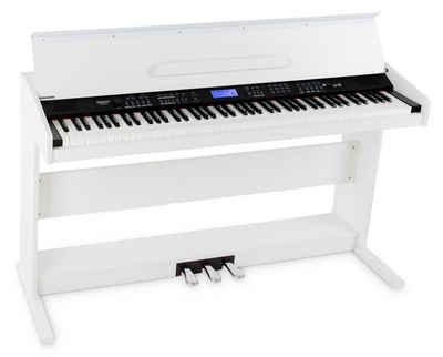 FunKey Digitalpiano DP-88 II E-Piano mit 88 anschlagsdynamische Tasten, umfangreiche Begleitautomatik und Keyboard Chord Akkordbegleitung