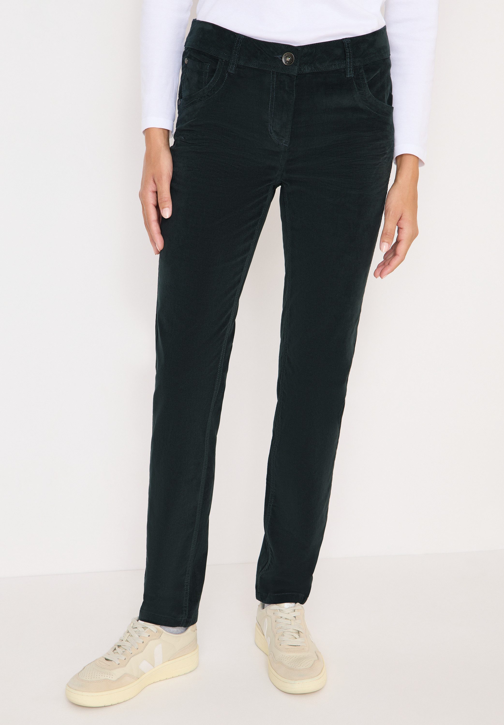 CECIL Cordhose Middle Waist