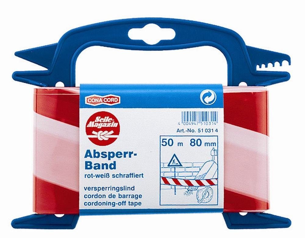 Aco Absperrpfosten Conacord Absperrband 50 m 80 mm breit