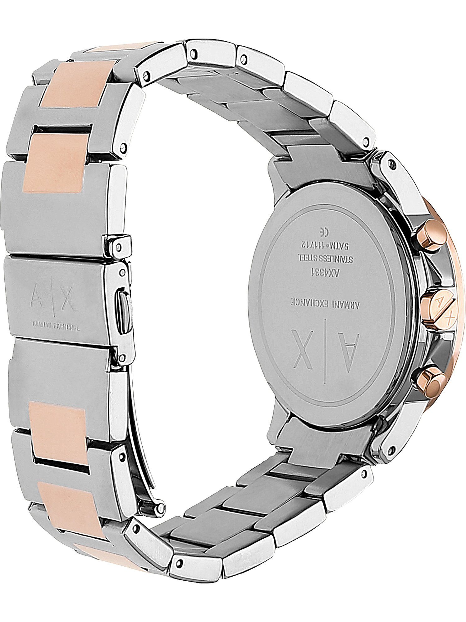 ARMANI EXCHANGE Chronograph Armani Exchange Damen-Uhren Analog Quarz – Bild 2 von 4