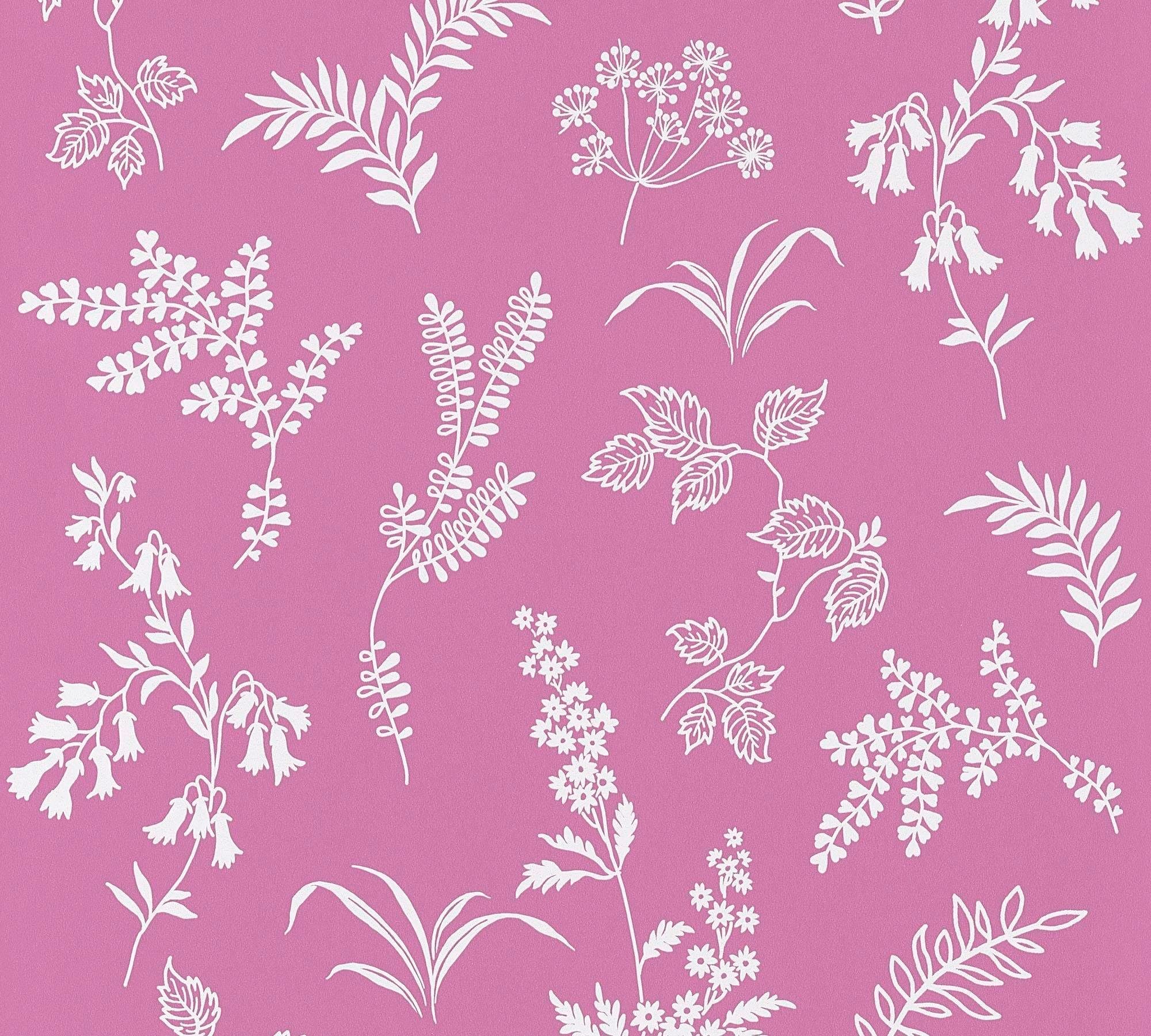 living walls Papiertapete Flavour, floral, geblümt, Blumentapete Tapete Designer