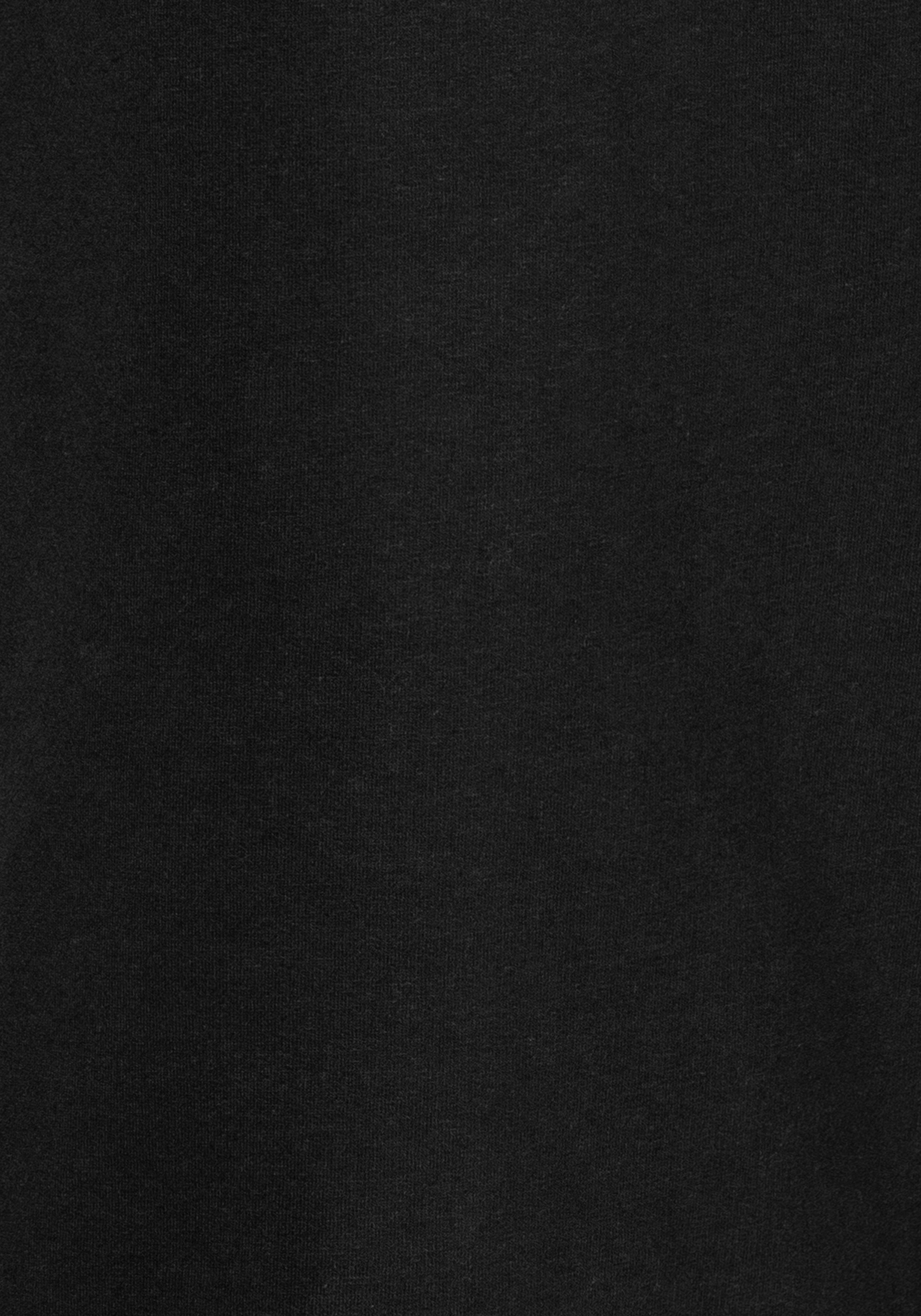 Streifen seitlicher H.I.S mit Logodruck schwarz Sweatshorts