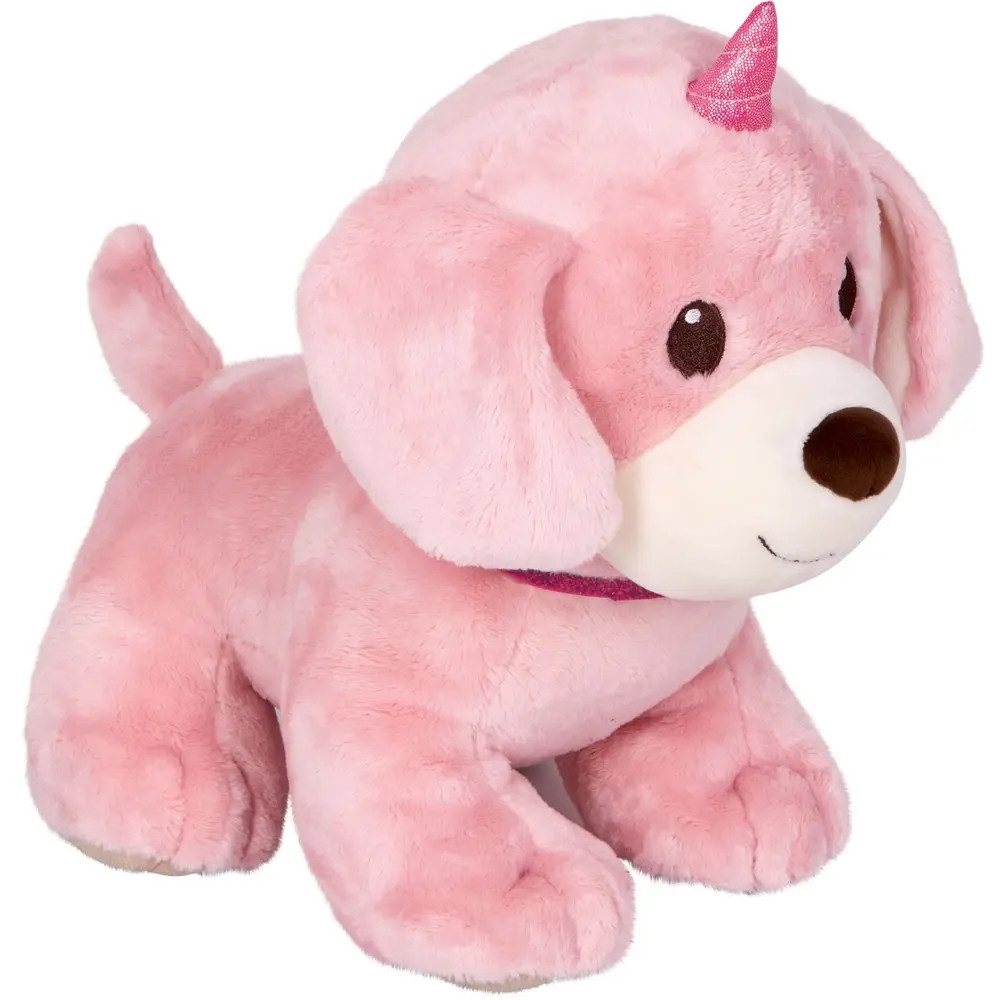 Kuscheltier Unidog groß, rosa