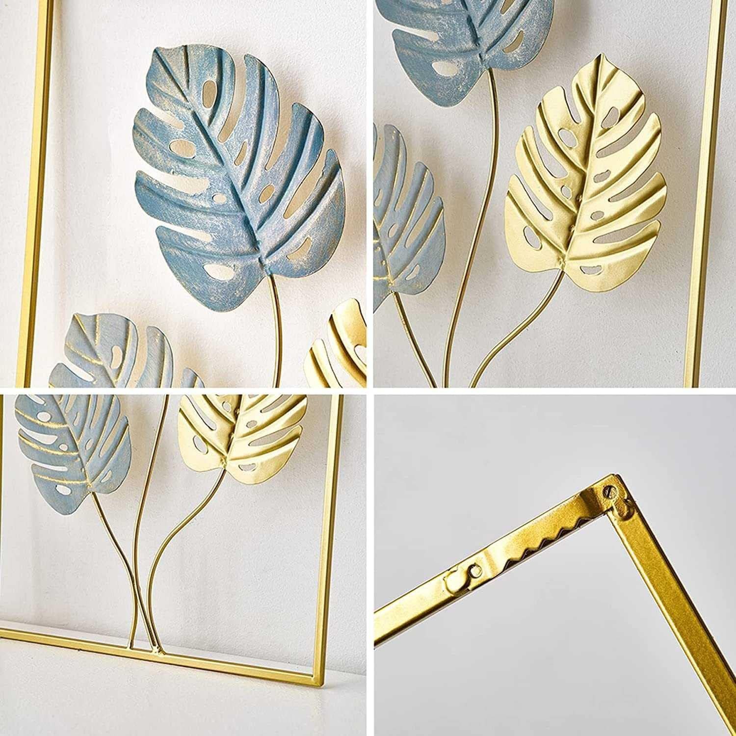 POPOLIC Wanddekoobjekt Metallwanddekoration, 3D Deko Wanddeko, günstig online kaufen