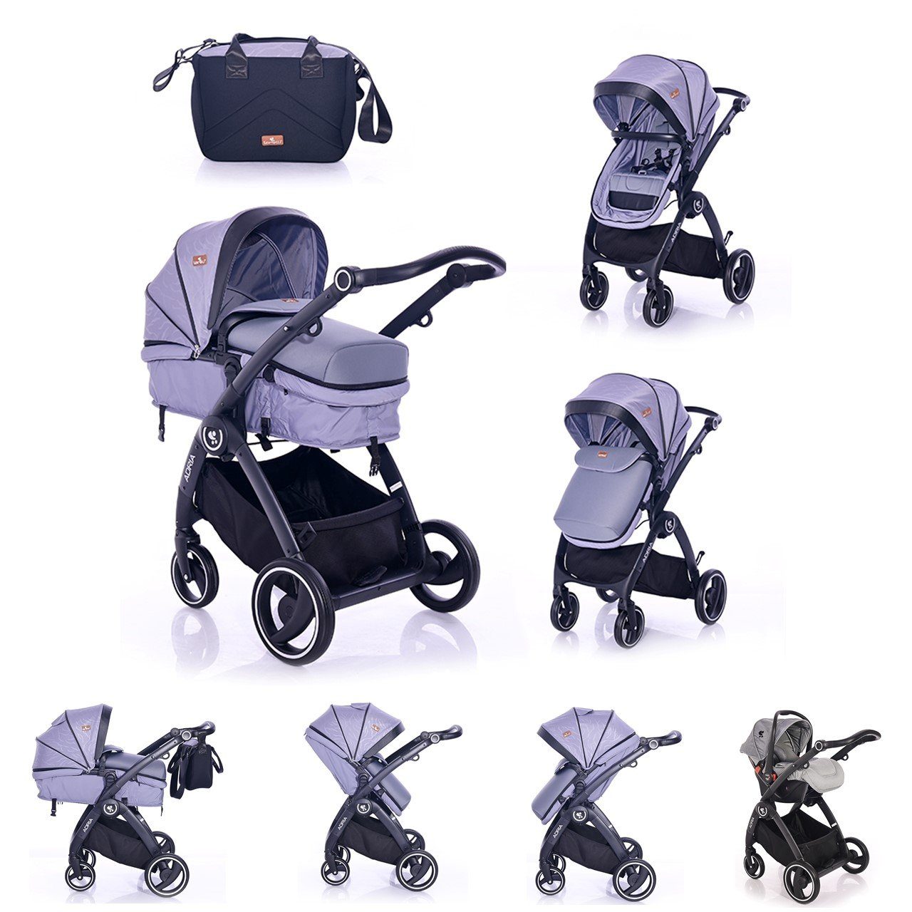 Kombi-Kinderwagen Kombikinderwagen Adria