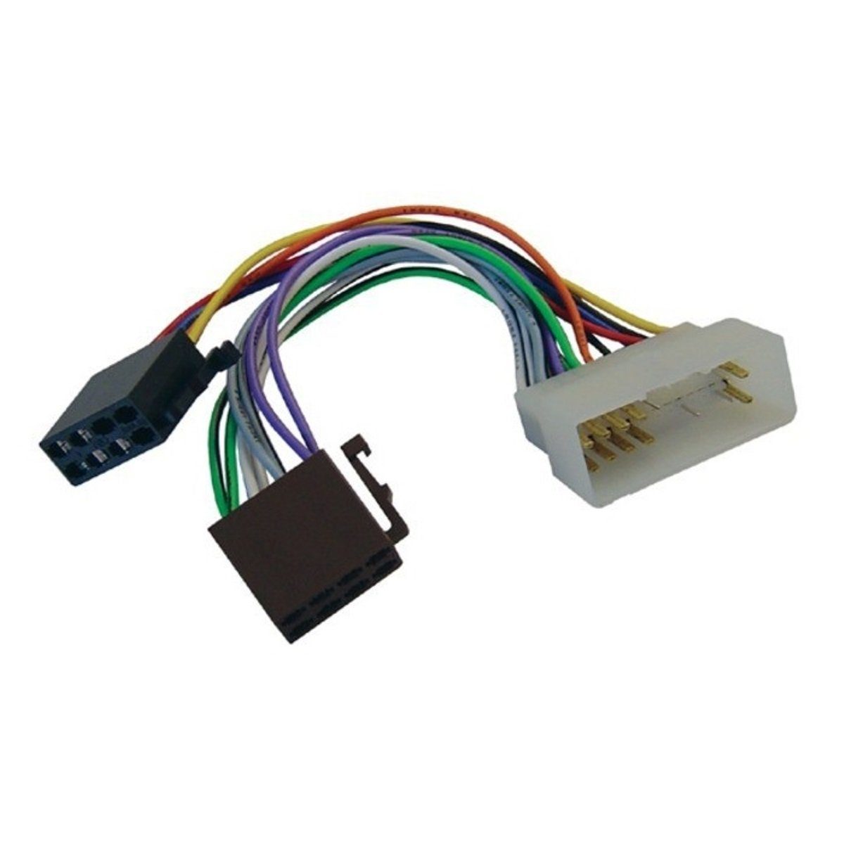 AIV ISO Autoradio-Adapter Auto-Radio Auto-Adapter ISO zu OEM Hersteller, Einbau ISO Auto-Radio OEM Verkablung Adapter-Kabel für Hyundai Kia etc