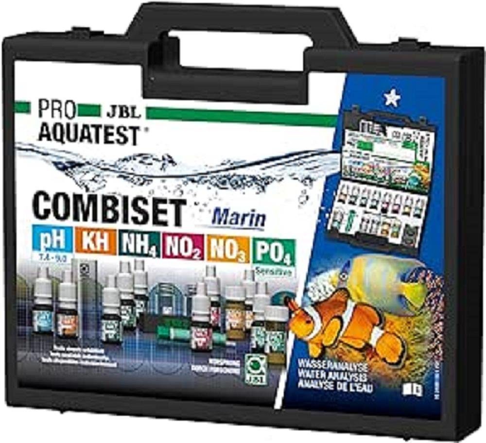 Wasserteststreifen JBL PROAQUATEST Combiset Marin Testkoffer für Salz Wasseranalysen