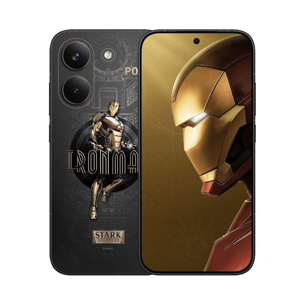 Xiaomi POCO X8 Pro 12GB 512GB Iron Man Edition Gold Smartphone (6.59 Zoll, 512 GB Speicherplatz, 50 MP Kamera)