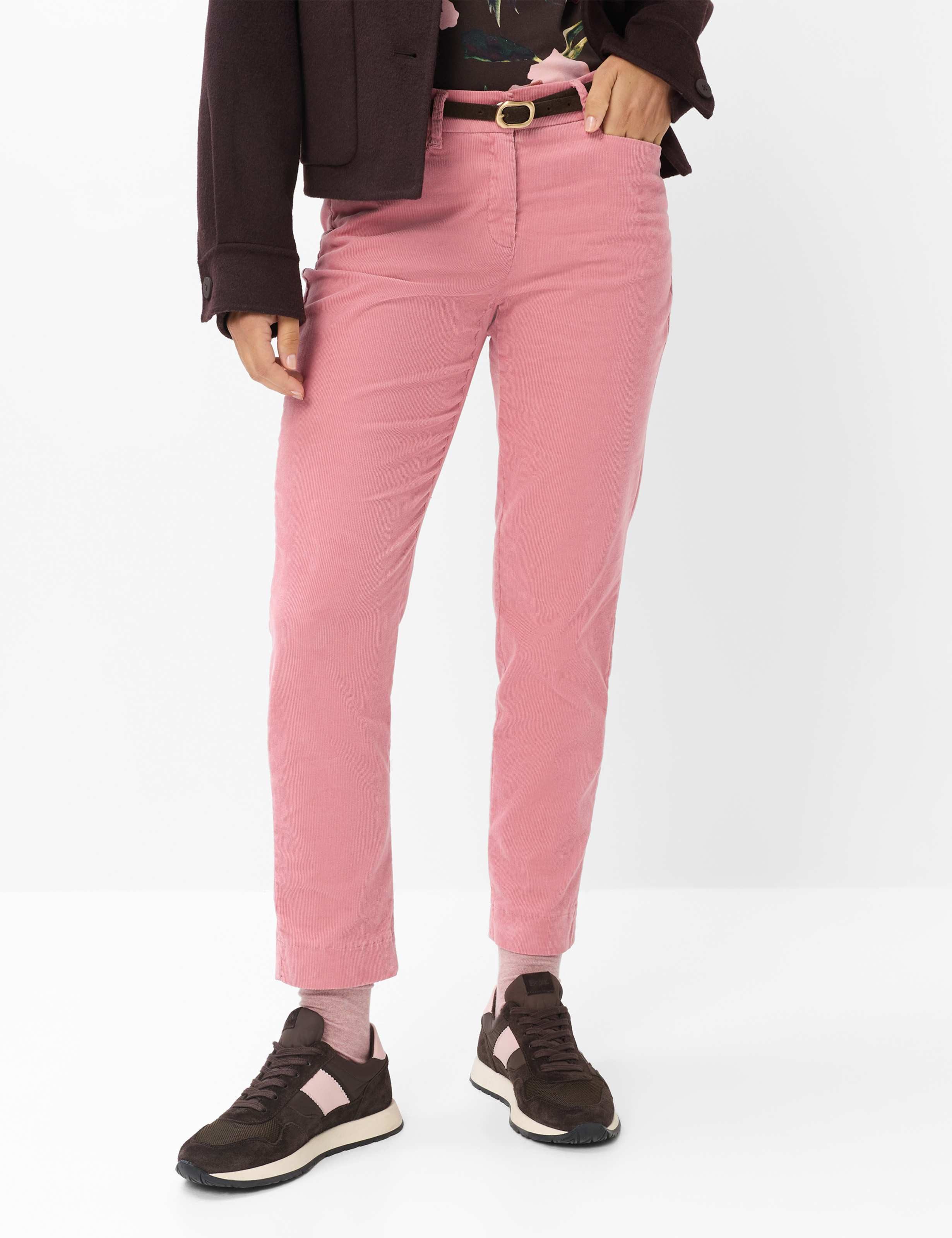 Brax 5-Pocket-Hose Style MARA S Cord: Flatfronthose im Regular Fit