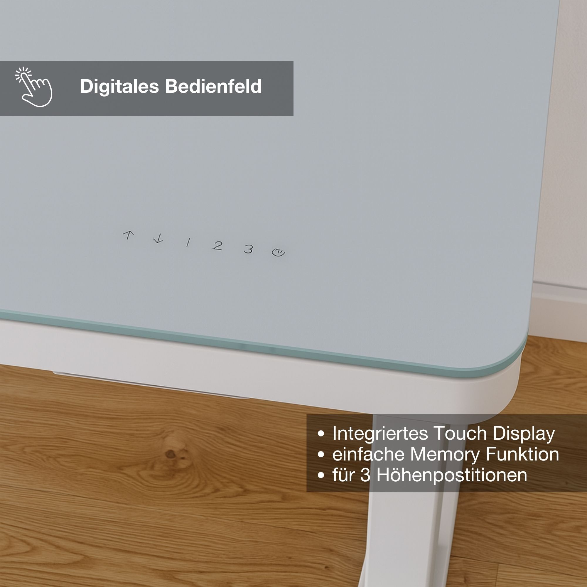 ASSMANN Büromöbel Schreibtisch Vindaro (120x60cm Schwarz Elektrisch höhenverstellbar 2-fach-Motorik Einfachhub, einfache Montage, für Büro und Homeoffice), TÜV-zertifiziert, 5 Jahre Herstellergarantie