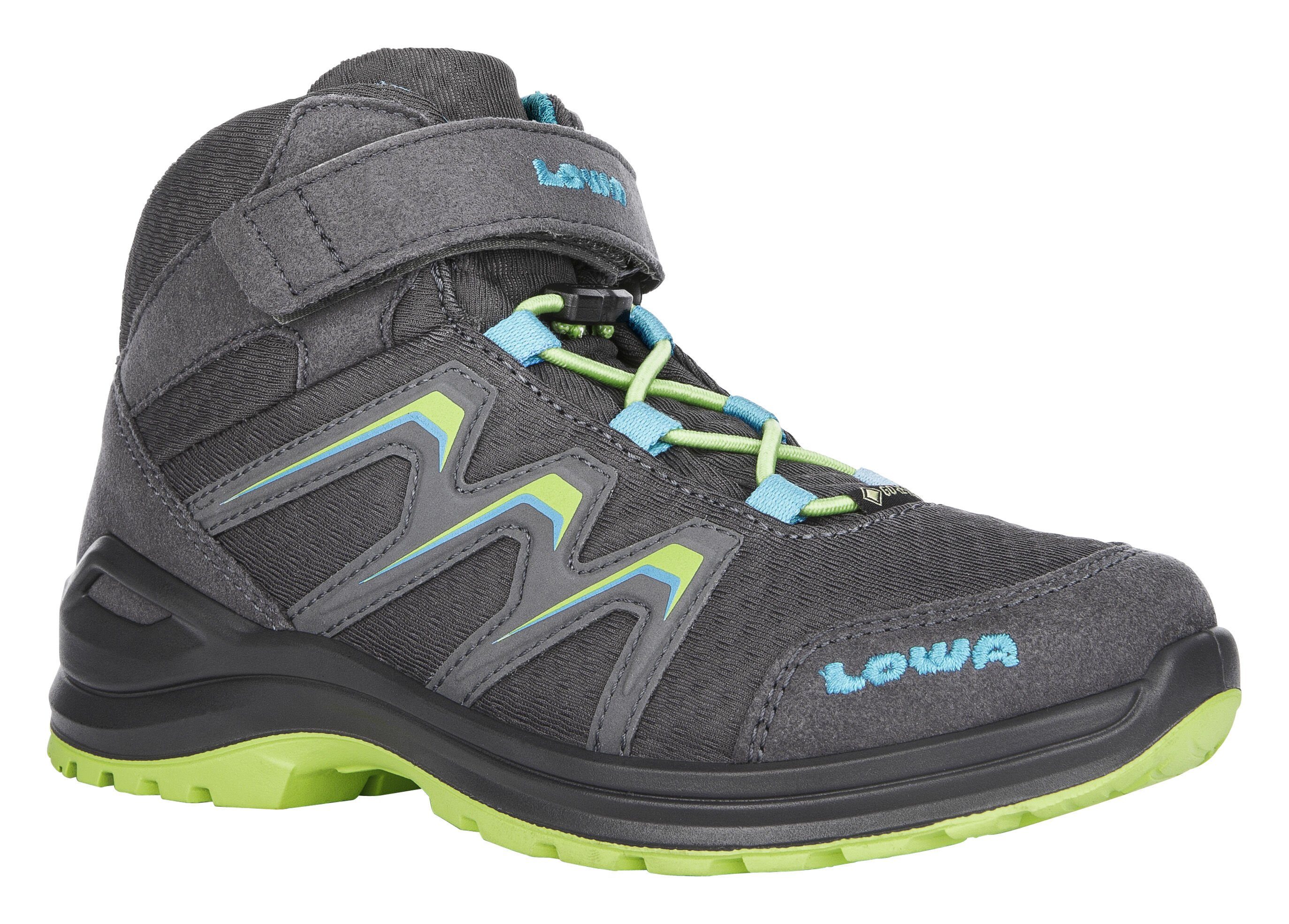 Lowa MADDOX GTX MID JUNIOR Outdoorschuh mit selbstreinigender LOWA ENDURO EVO JUNIOR Gummisohle