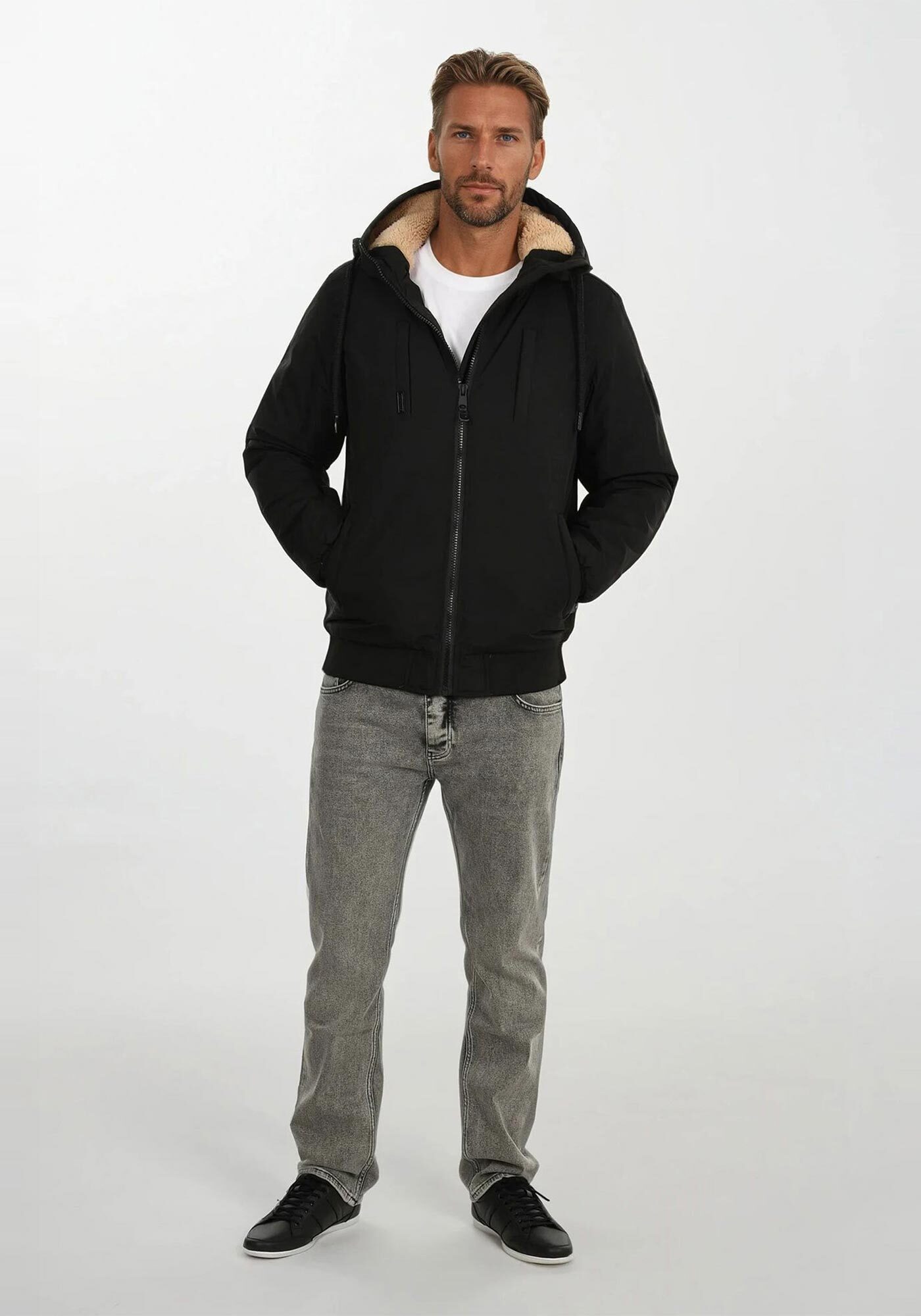 Alessandro Salvarini Winterjacke ASPedro innen mit warmem Teddyfell günstig online kaufen