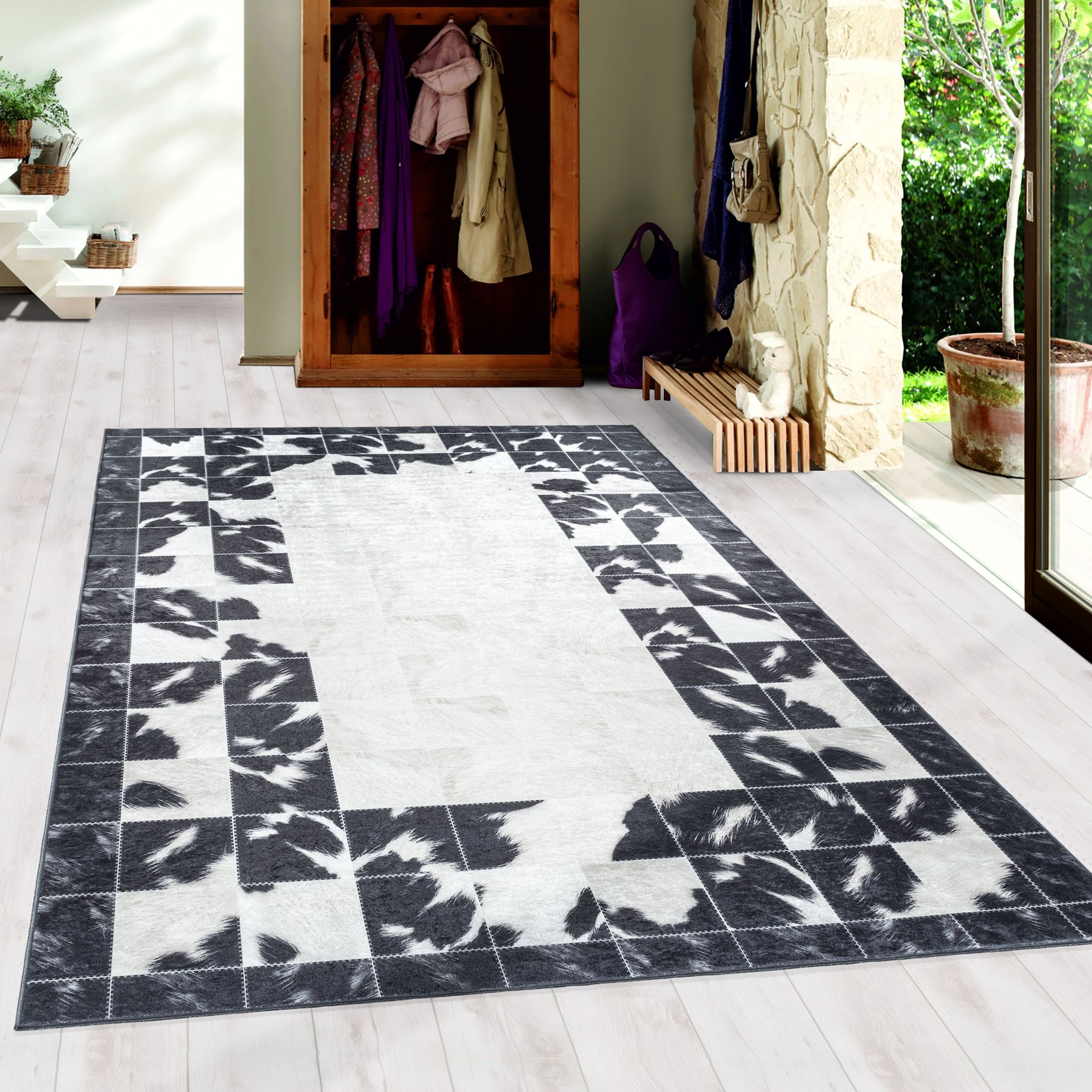 Teppium Teppich Patchwork Design, Rechteckig, Höhe: günstig online kaufen