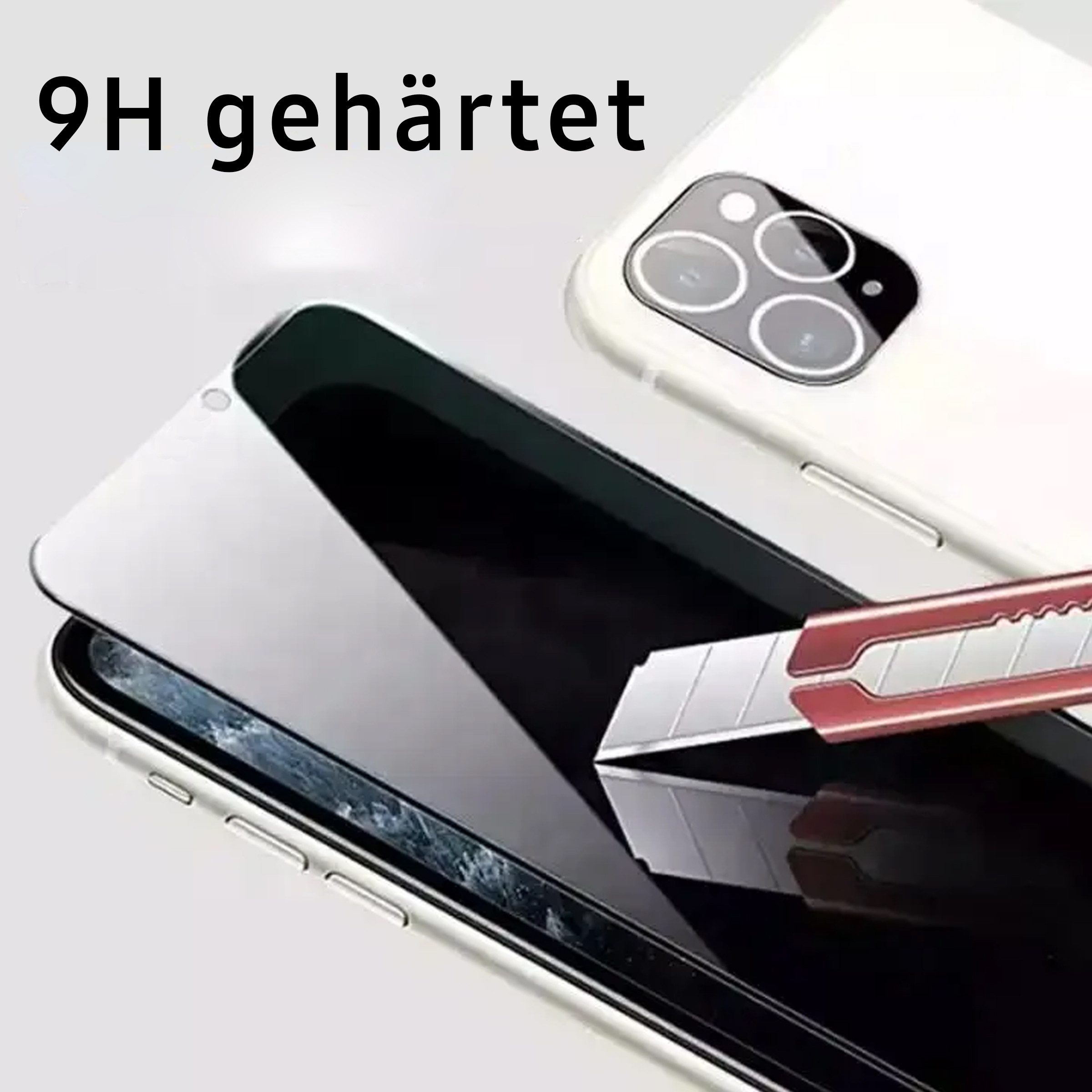 TK-Handel Displayschutzfolie panzerglas 9H Sichtschutz Schutzglas Schutzfolie Glas Folie für iPhone 17 Pro, Displayschutzfolie, Displayschutz, Hartglas, Display – Bild 3 von 5
