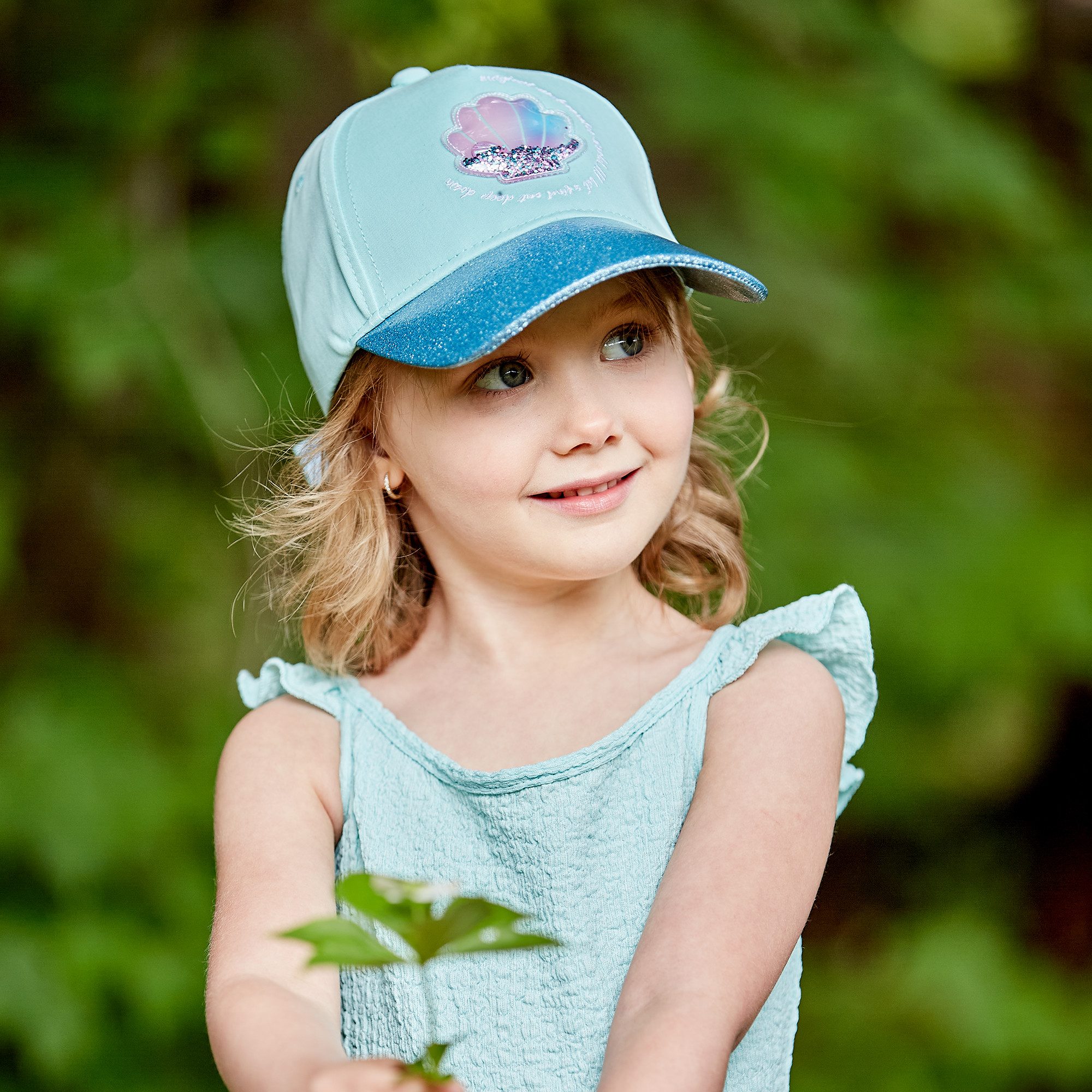 Maximo Baseball Cap interaktives Muschel-Patch, mit Glitzer, Baumwolle