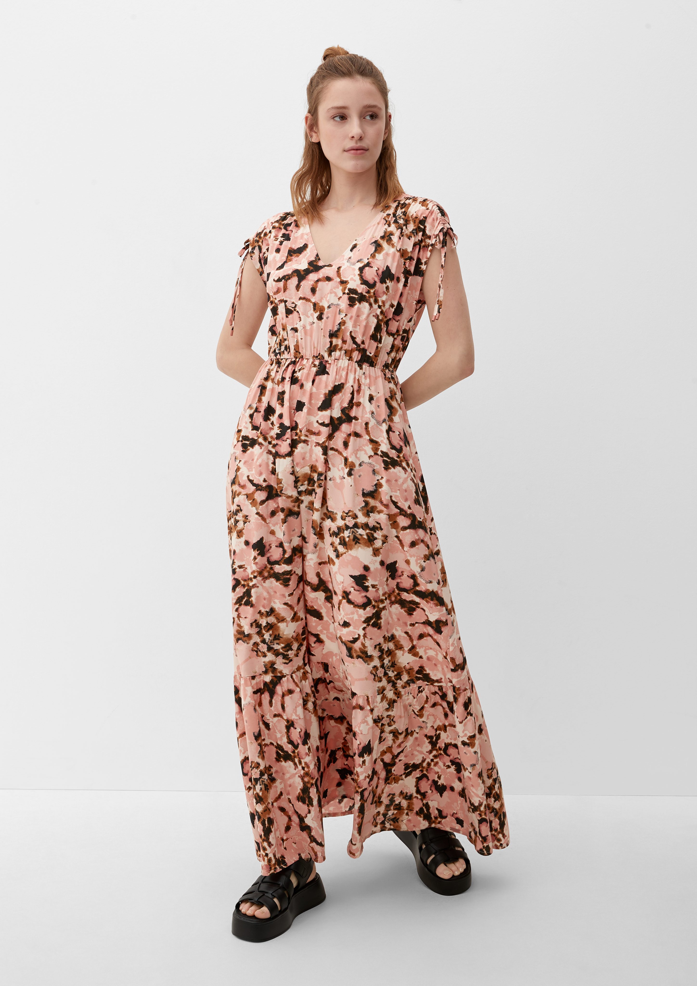 Maxikleid Maxi-Kleid aus Viskose