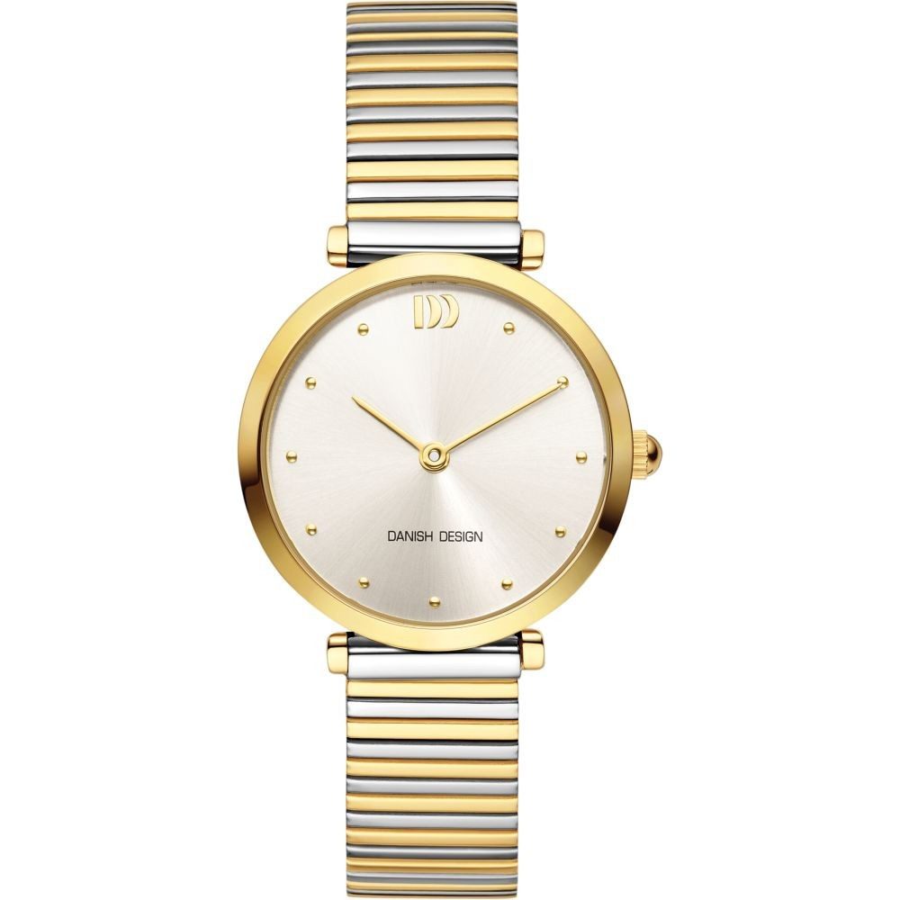 Danish Design Quarzuhr DANISH DESIGN Damen Armbanduhr AVA IV84Q1301 bicolor D.28 mm Stahlband