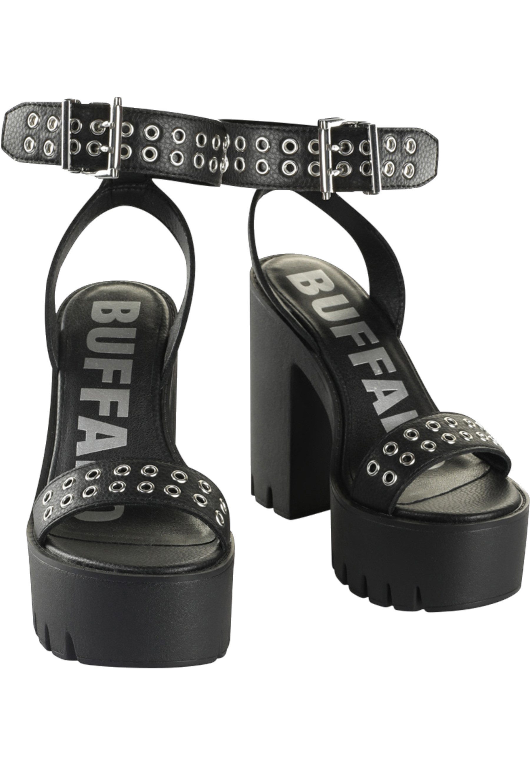 Buffalo Buffalo Buffalo Jalilia Ankle Sandal - Vegan Nappa High-Heel-Pumps