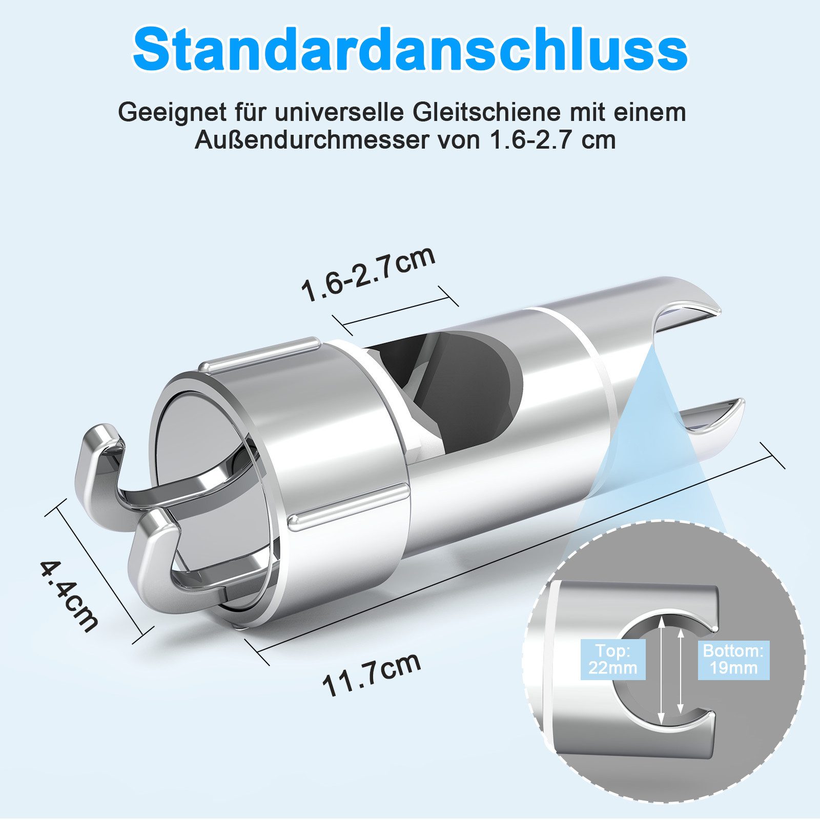 SURFOU Brausehalter Verstellbare Duschkopfhalterung für 25mm günstig online kaufen