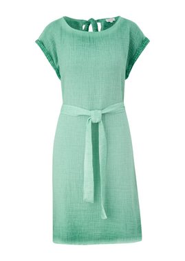 s.Oliver Minikleid Crinkle-Kleid mit Rückenausschnitt Waschung