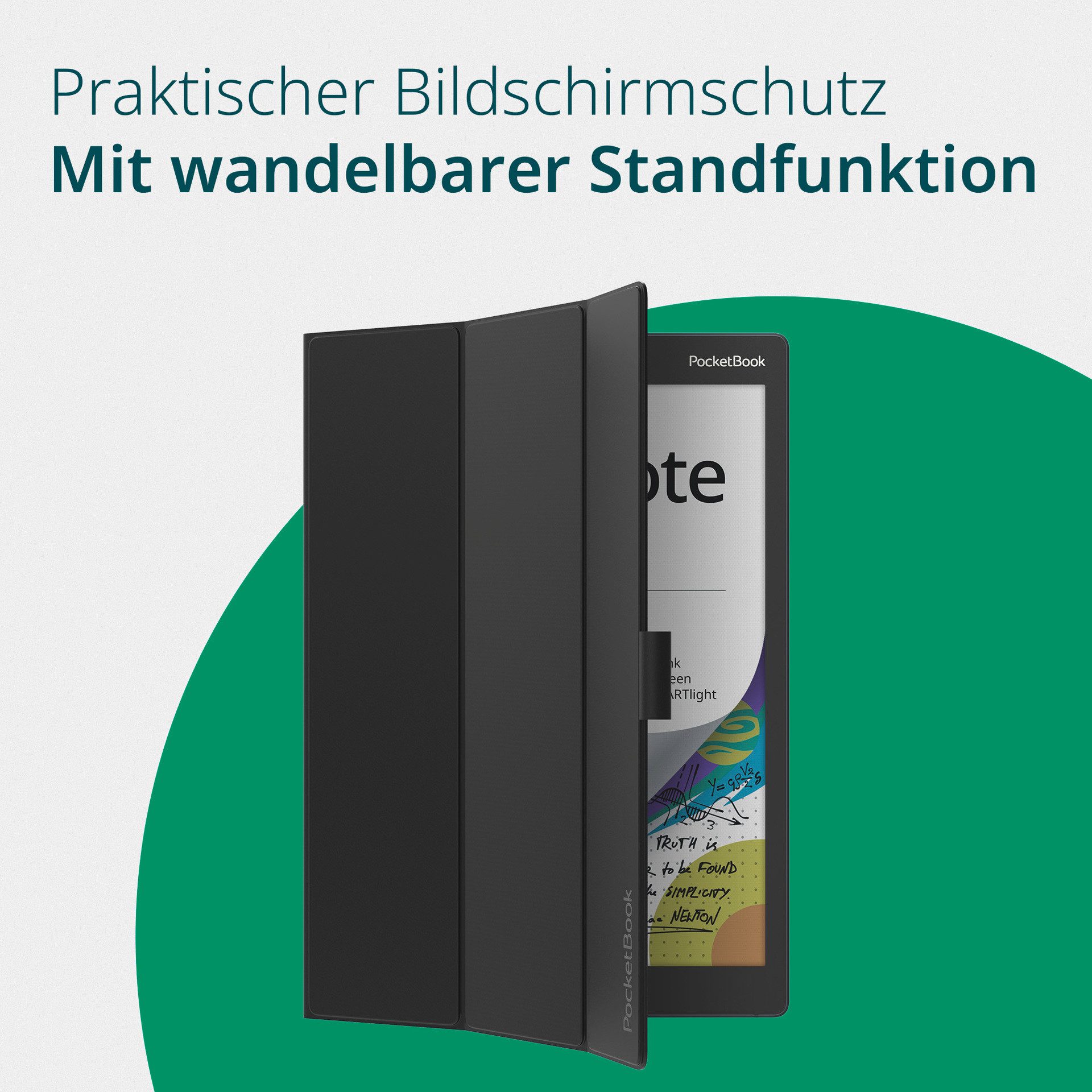 PocketBook Handyhülle Flip Cover 10,3 Zoll, Backcover, Schutzhülle, Handyschutzhülle, Case, Schutzcase, stoßfest