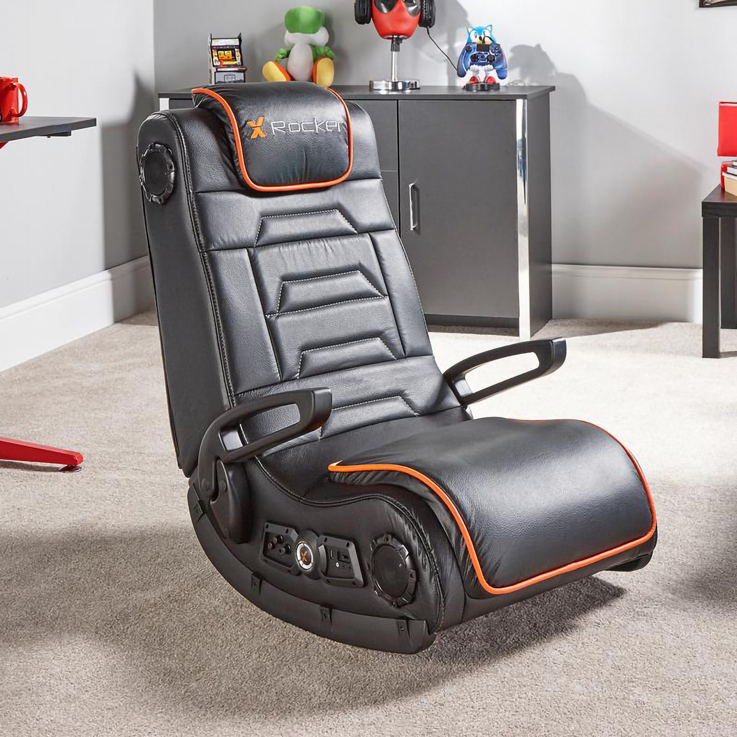 X Rocker Multimediasessel Sentinel 4.1 Audio Floor Rocker Gaming Bodensesse günstig online kaufen