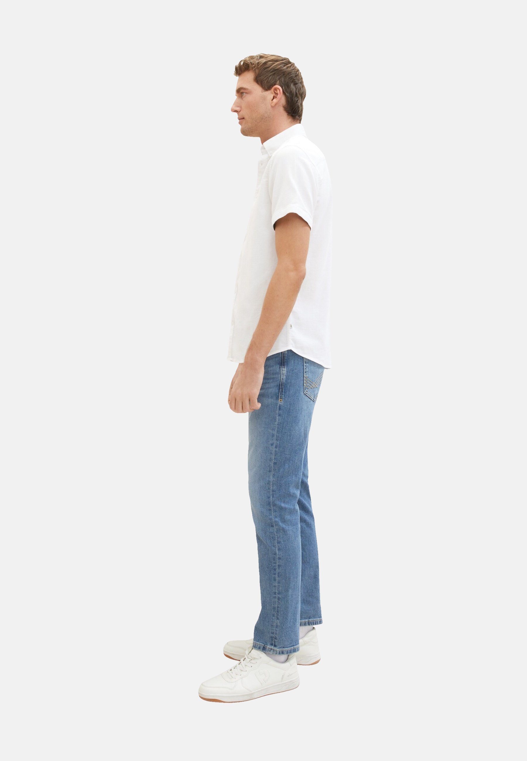 Josh Slim (1-tlg) lange TAILOR Jeans Five-Pocket-Style 5-Pocket-Jeans Fit hellblau Hose TOM