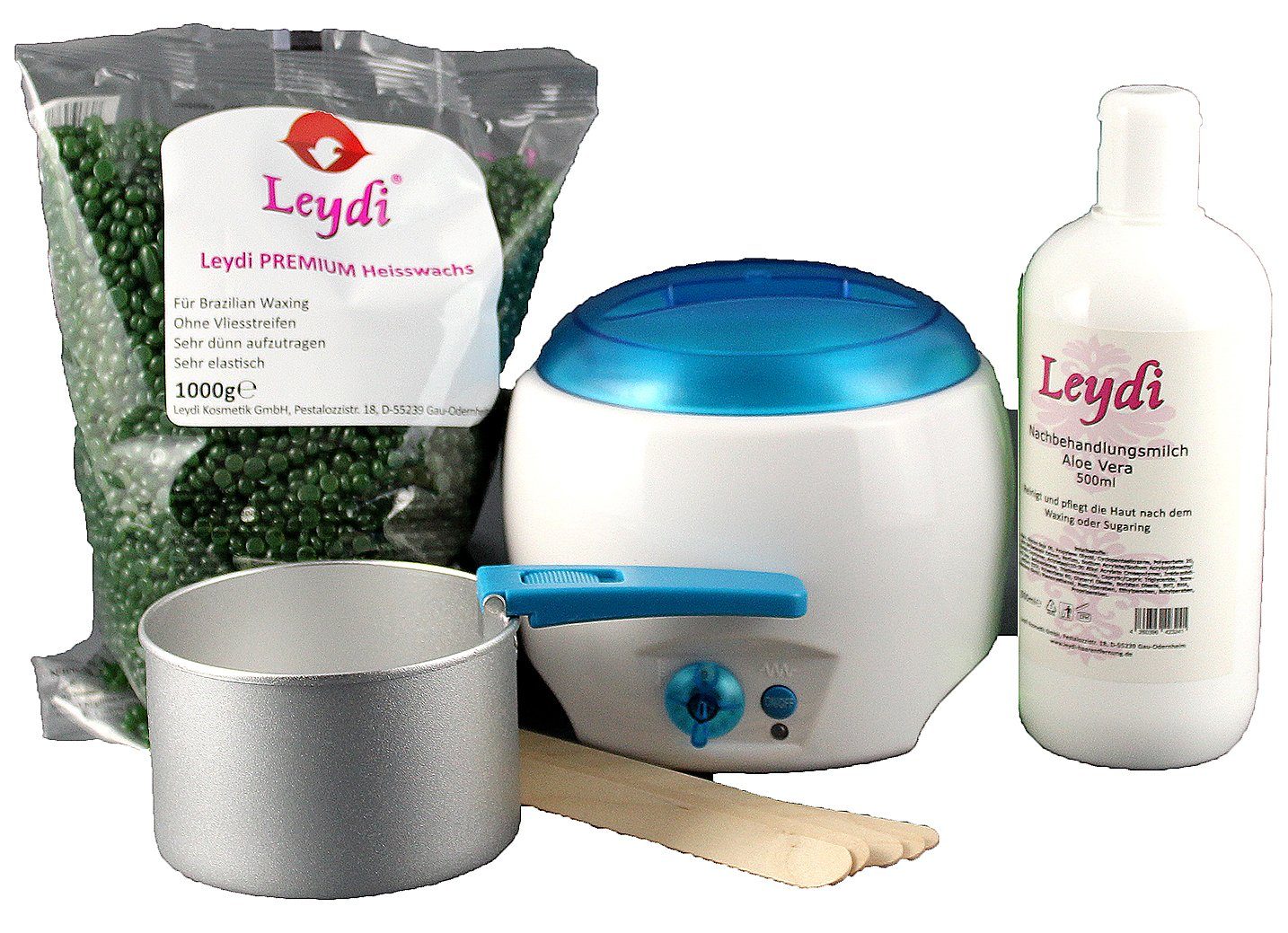 Enthaarungswachs PREMIUM Set Leydi Waxing Brazilian Azulen