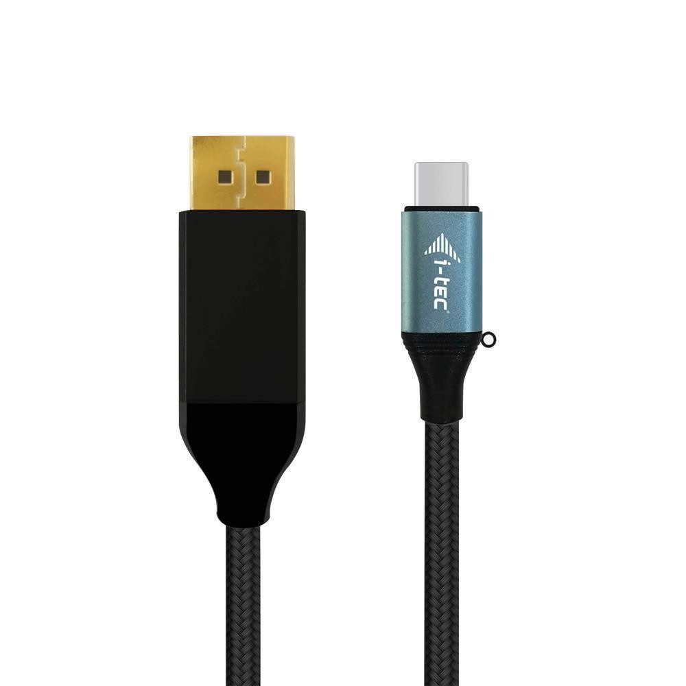 I-TEC i-tec USB-C > DisplayPort 4K Kabel (2m) - Verbindung USB-Kabel, USB-C, DisplayPort, 4K Auflösung bis zu 3840 x 2160