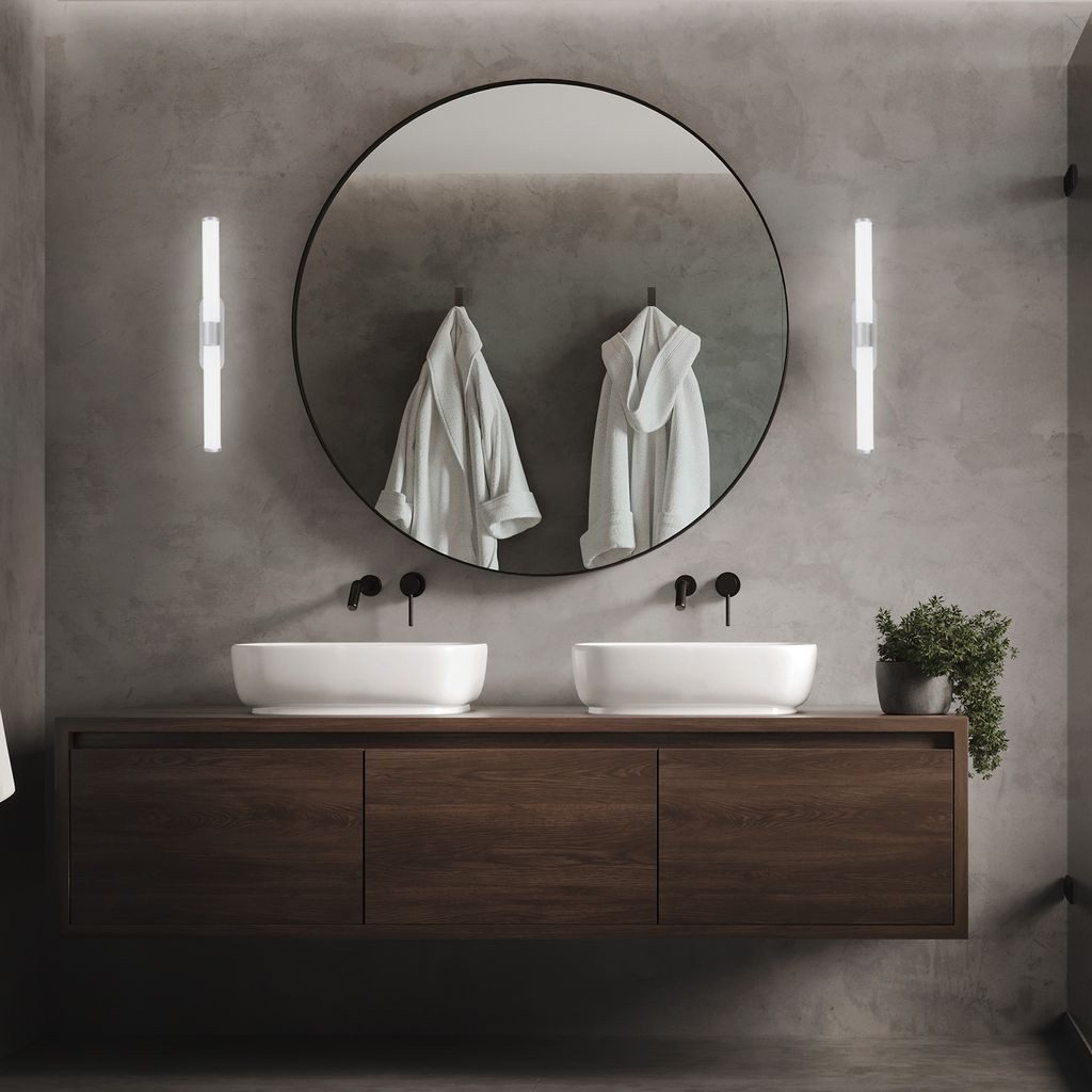 Briloner Leuchten Wandleuchte 2116014, LED fest integriert, 2700K - Extra-Warmweiß