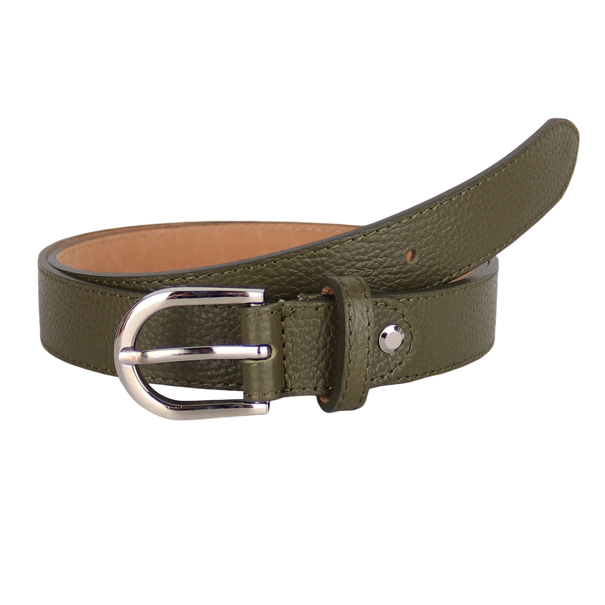 MIRROSI Ledergürtel Damen Herren Ремені, Made in Italy, 3cm breit (Passt fast zu jeder Hosenschlaufe, aus Echtem Leder)