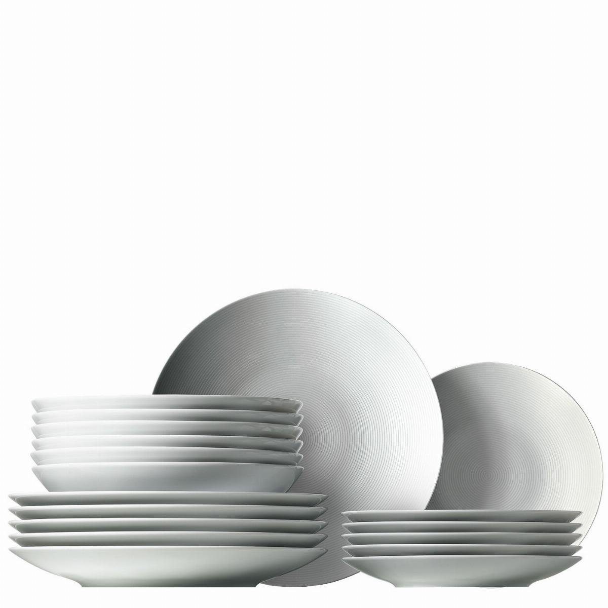 Thomas Porzellan Kaffeeservice Set 18-tlg. (18-tlg), 6 Personen, Porzellan, Porzellan, spülmaschinenfest und mikrowellengeeignet