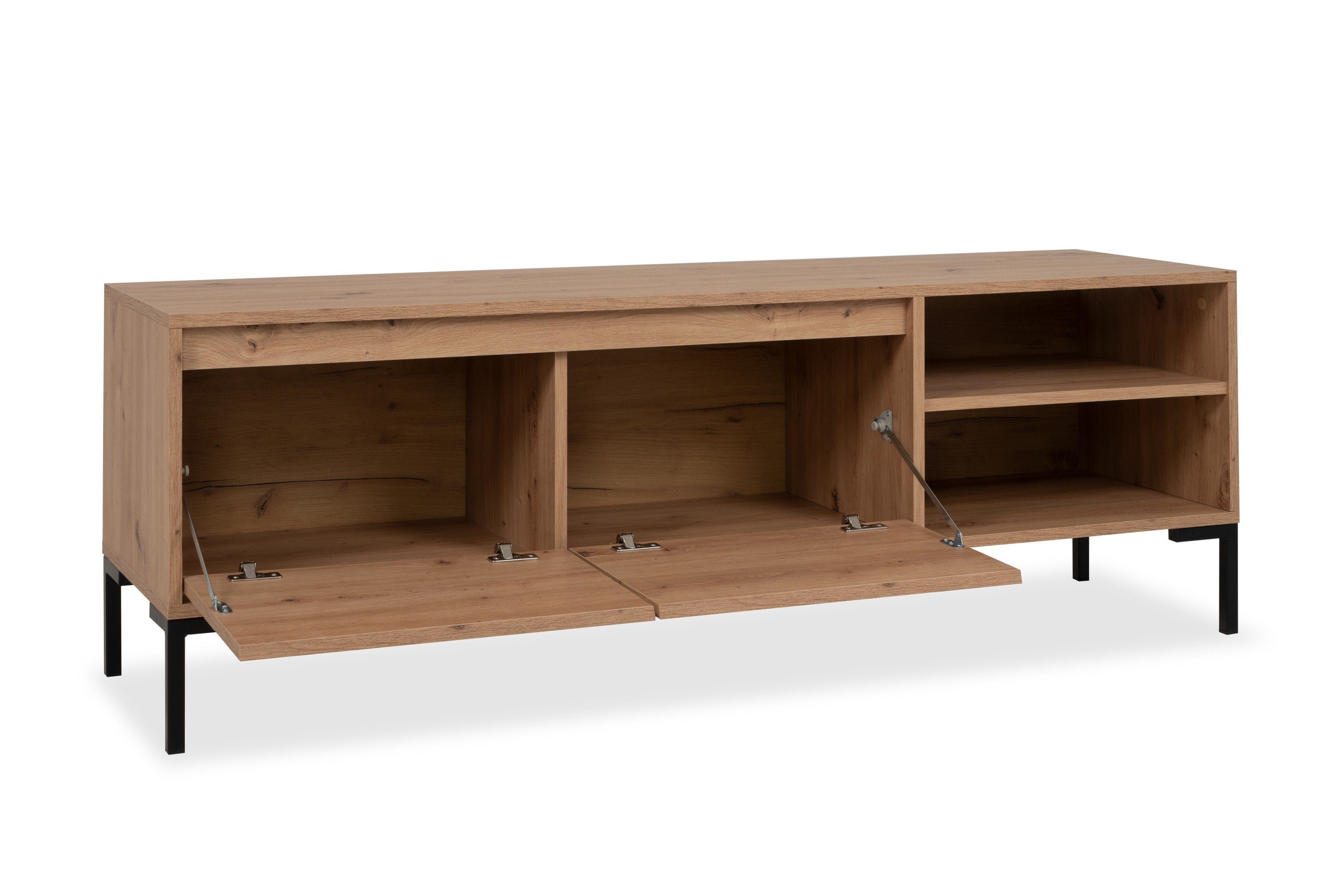 Finori Wohnzimmer-Set in Artisan mit 3 Schubladen und 5 Türen., (3 teilig, 3-St)