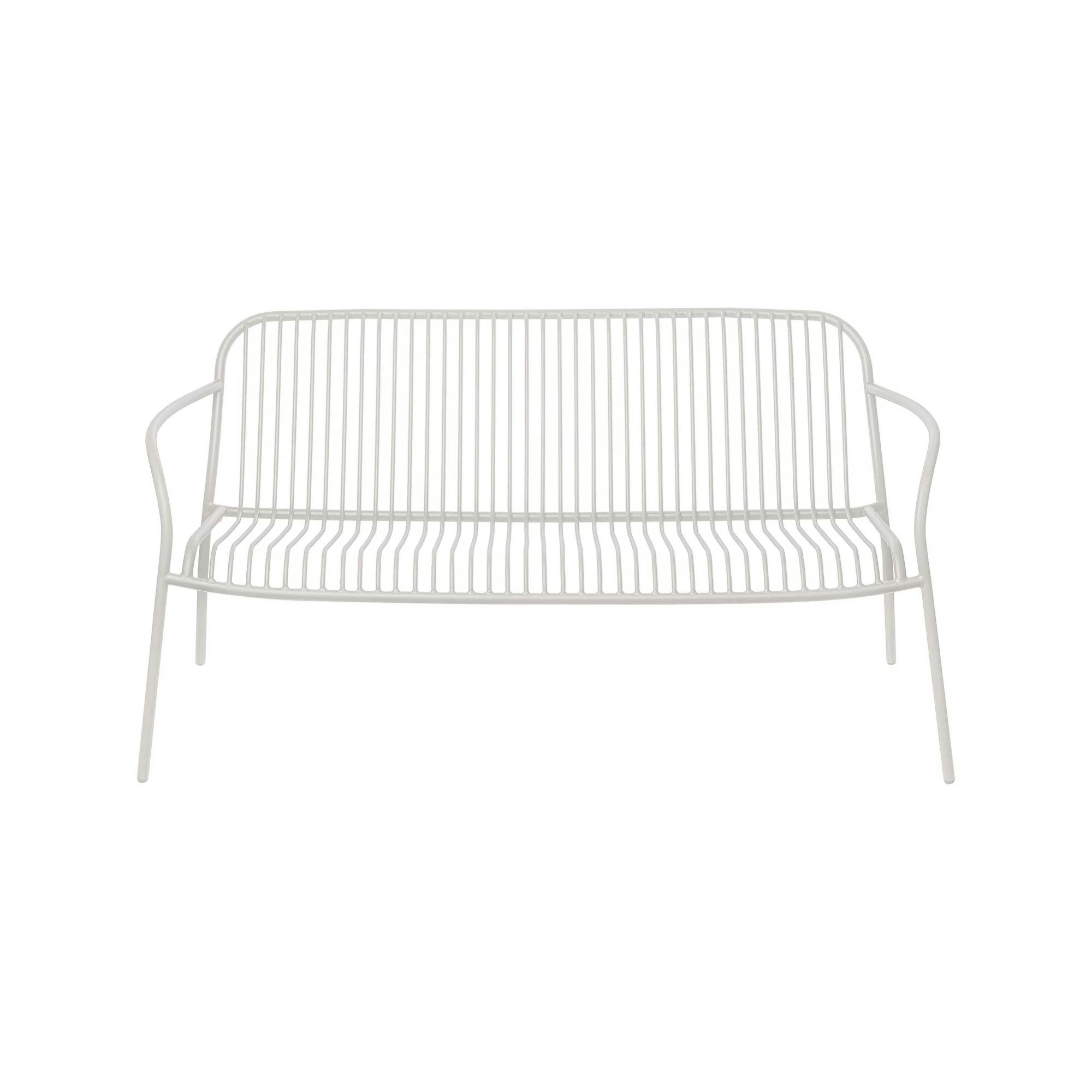 blomus Gartenlounge-Bank Blomus -YUA WIRE- Loungesofa Silk Gray 134 x 72 x 66 cm